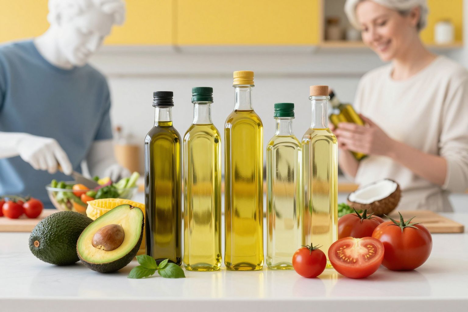 A növényi olajok egészségesebb zsírsavprofilúak, mint a disznózsír.