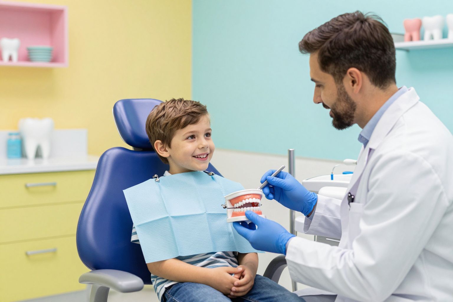 A korai ortodonciai kezelés segíthet az ujjszopás következményein.