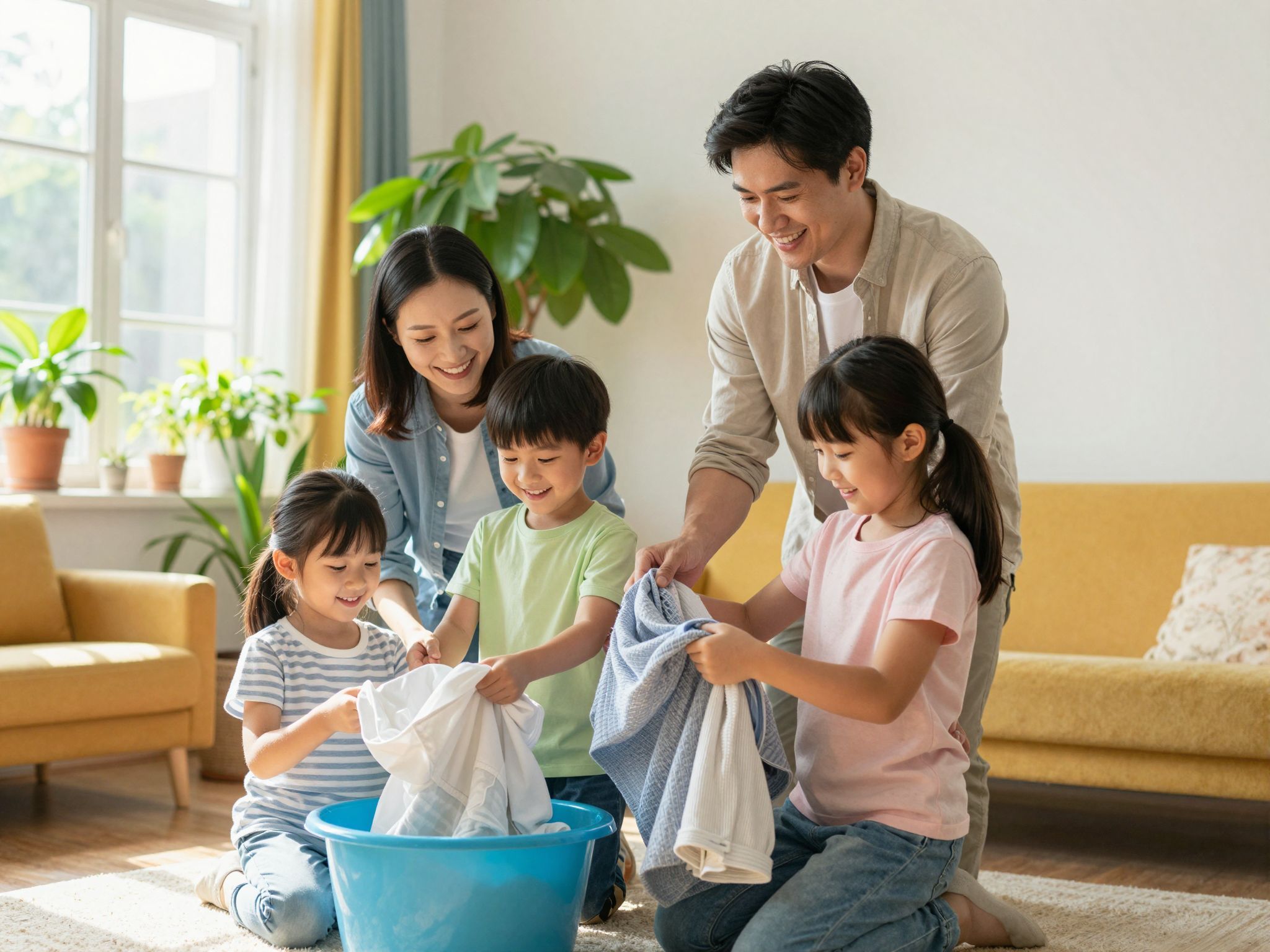 A közös munka erősíti a családi kötelékeket és értékeket.