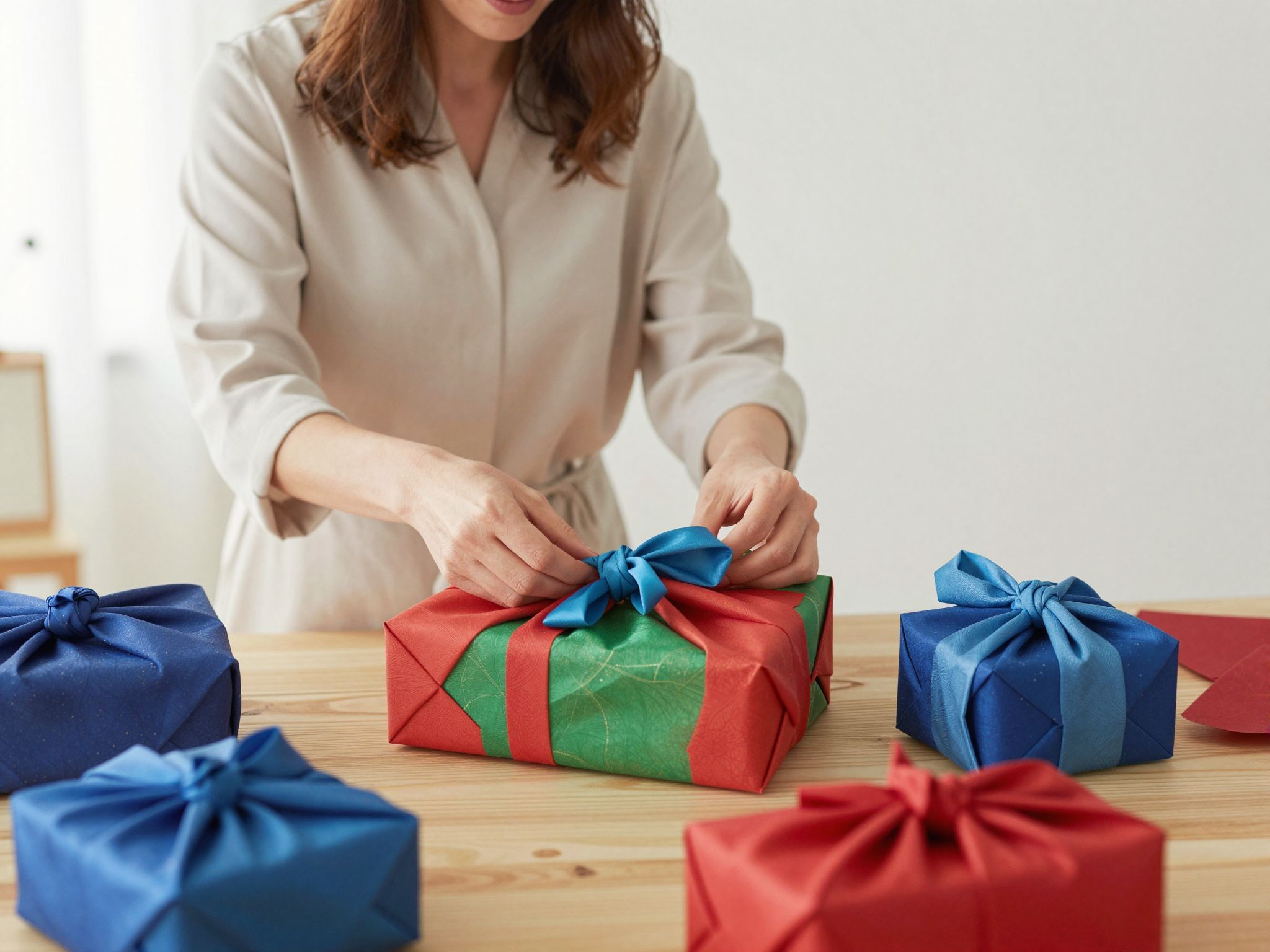 A furoshiki tiszteletben tartja a környezetvédelmet és kreativitást.