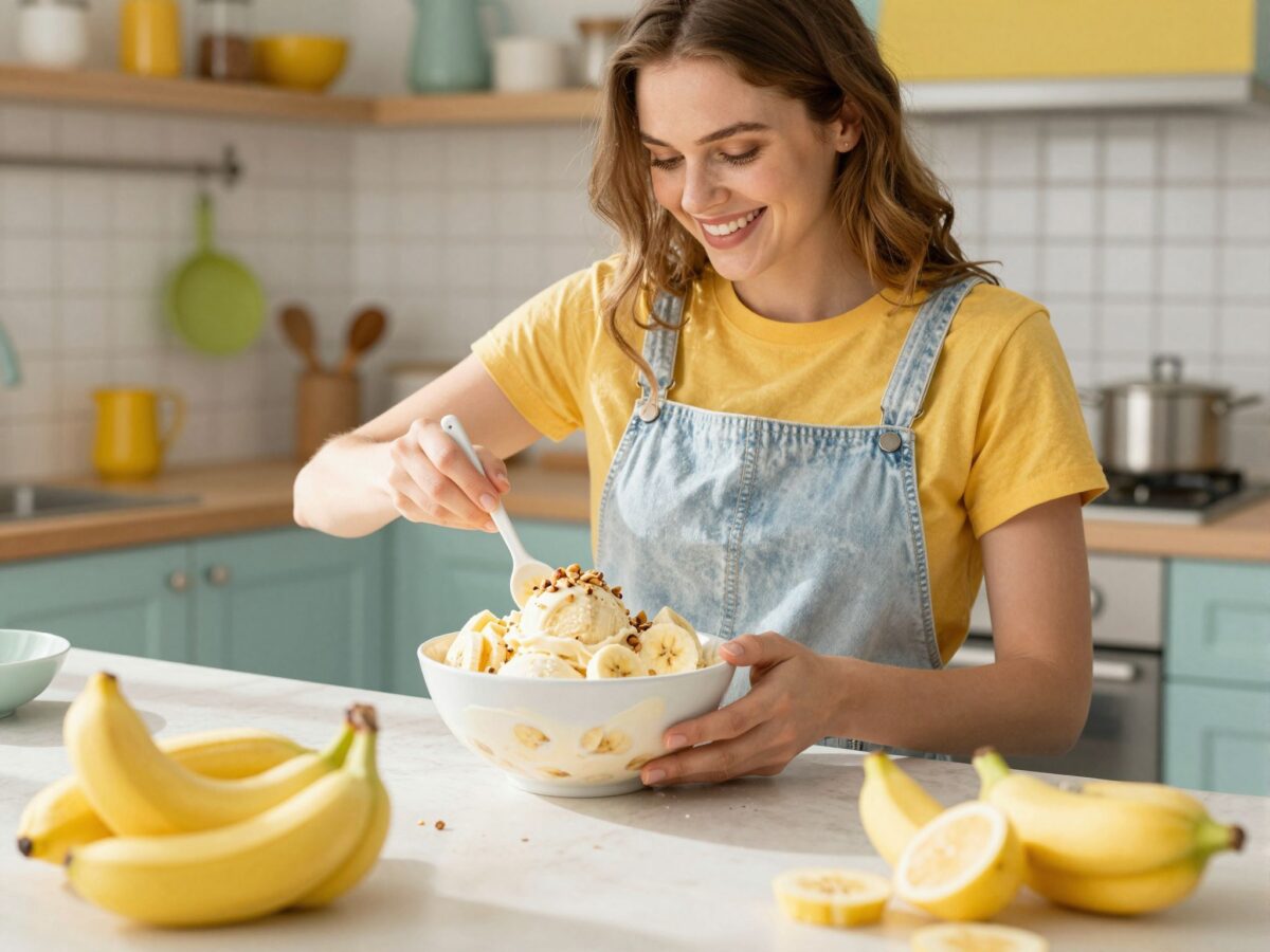 Cukor- és tejmentes banánfagyi házilag: a legegyszerűbb recept a világon