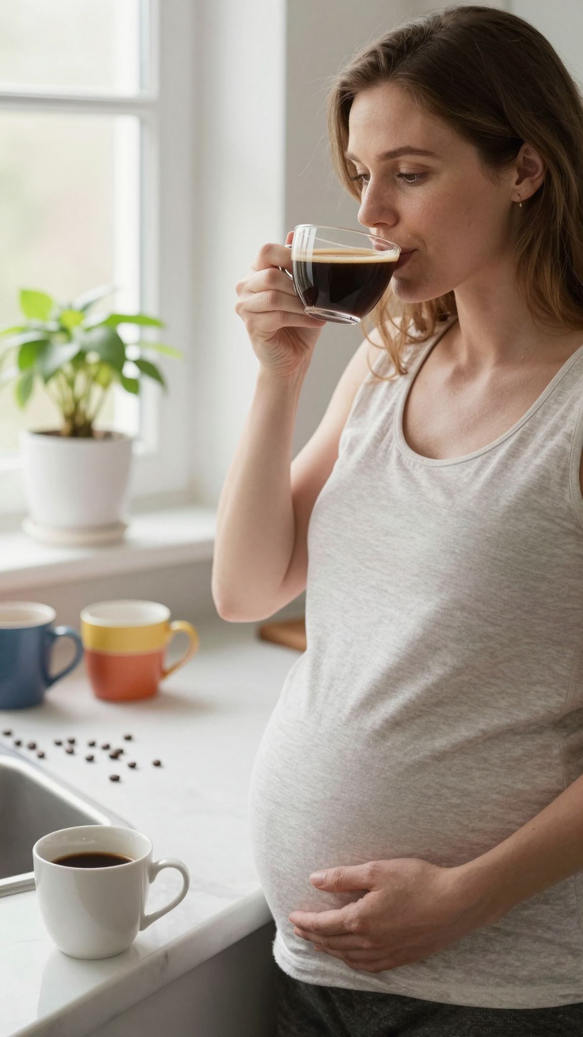 A koffeinmentes kávé terhes nők számára általában biztonságos.