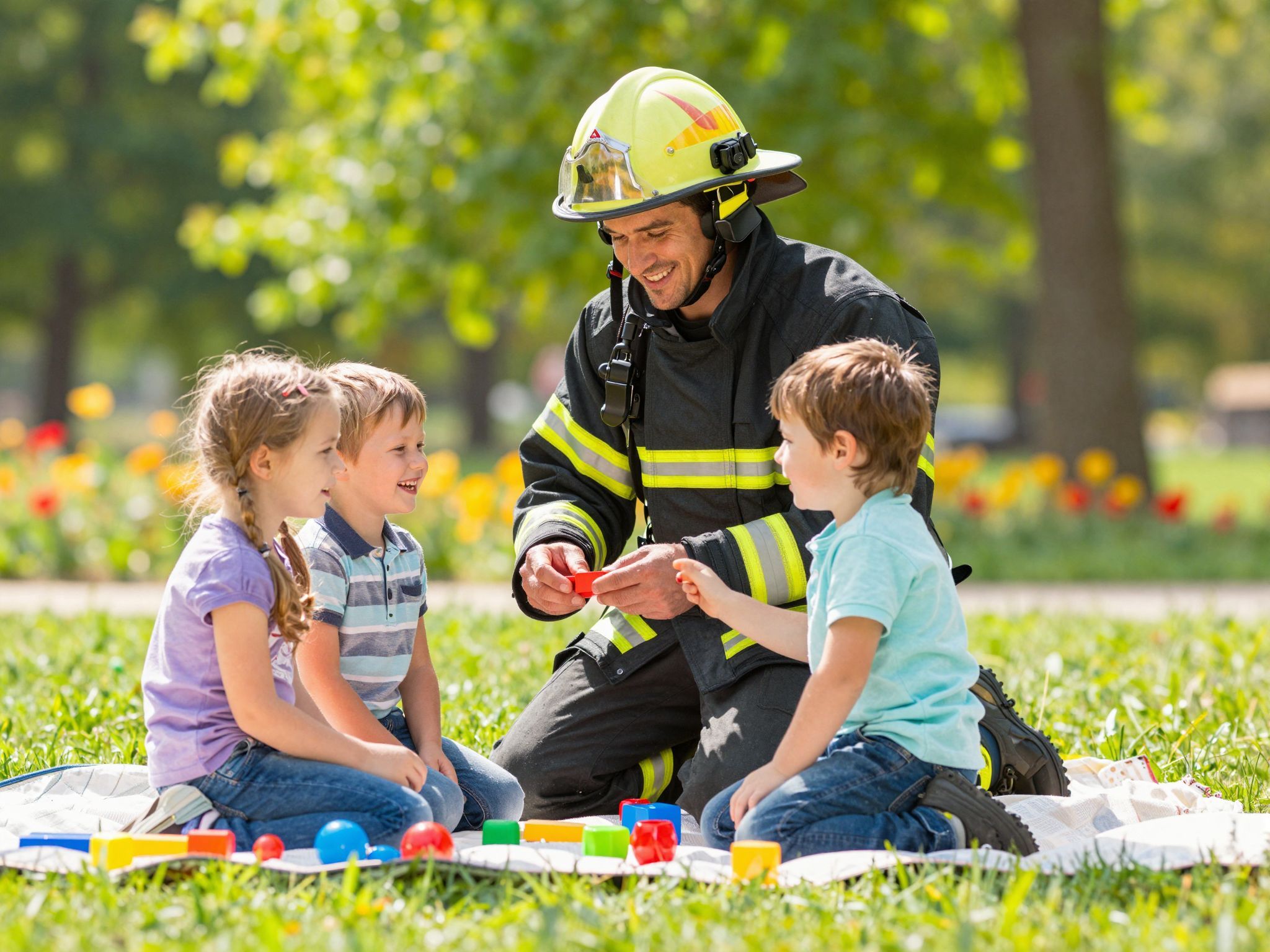 A tűzoltó apukák bátorsága erősíti a családi kötelékeket.