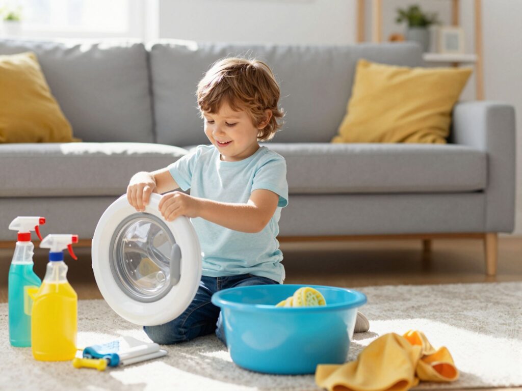 Felelősségtudat és önállóság: 5 ok, amiért érdemes bevonni a gyereket a házimunkába