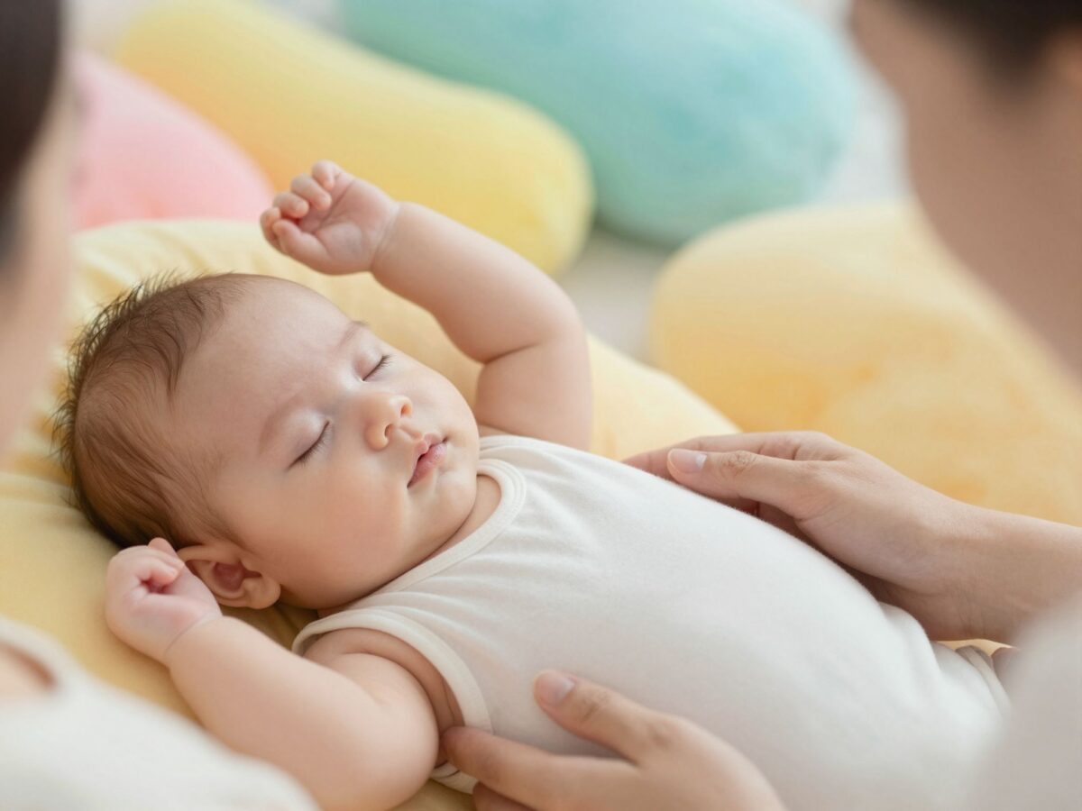 Feltartott kezek alvás közben: egy gyakori és aranyos babapóz magyarázata