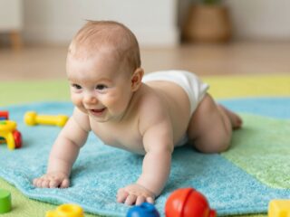 Forgás, gurulás a babáknál: minden, amit erről a fontos mérföldkőről tudni kell