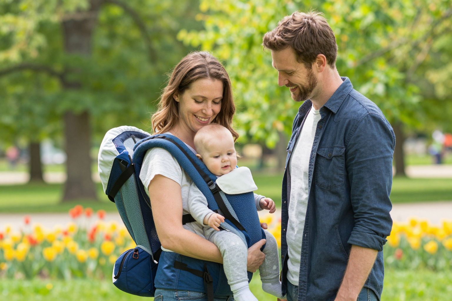 A babahordozás erősíti a szülő-gyermek kötődést.