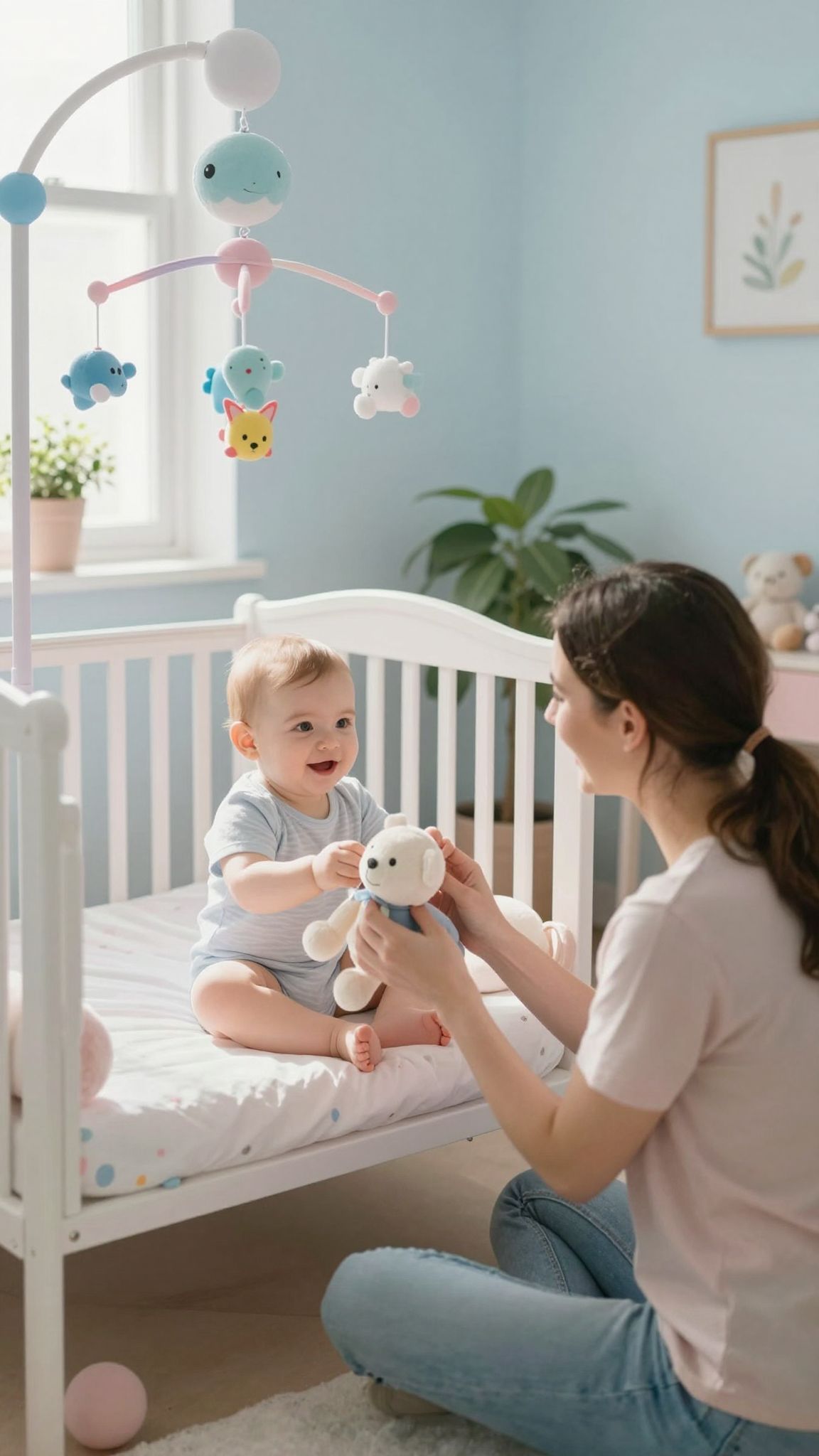 A szeparációs szorongás fejlődési szakasz az újszülötteknél.