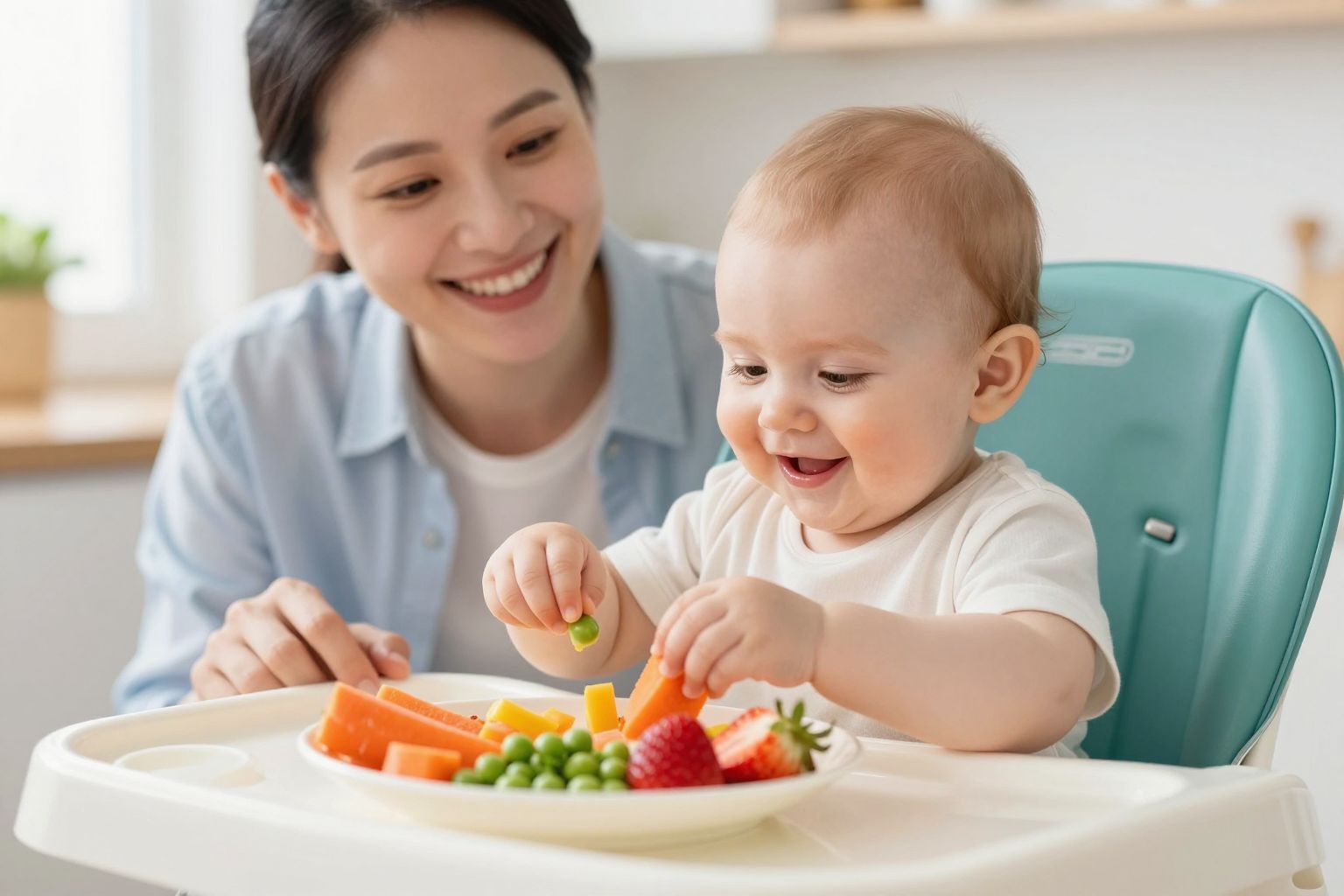 A darabos ételek bevezetése fokozatos és figyelmes legyen.