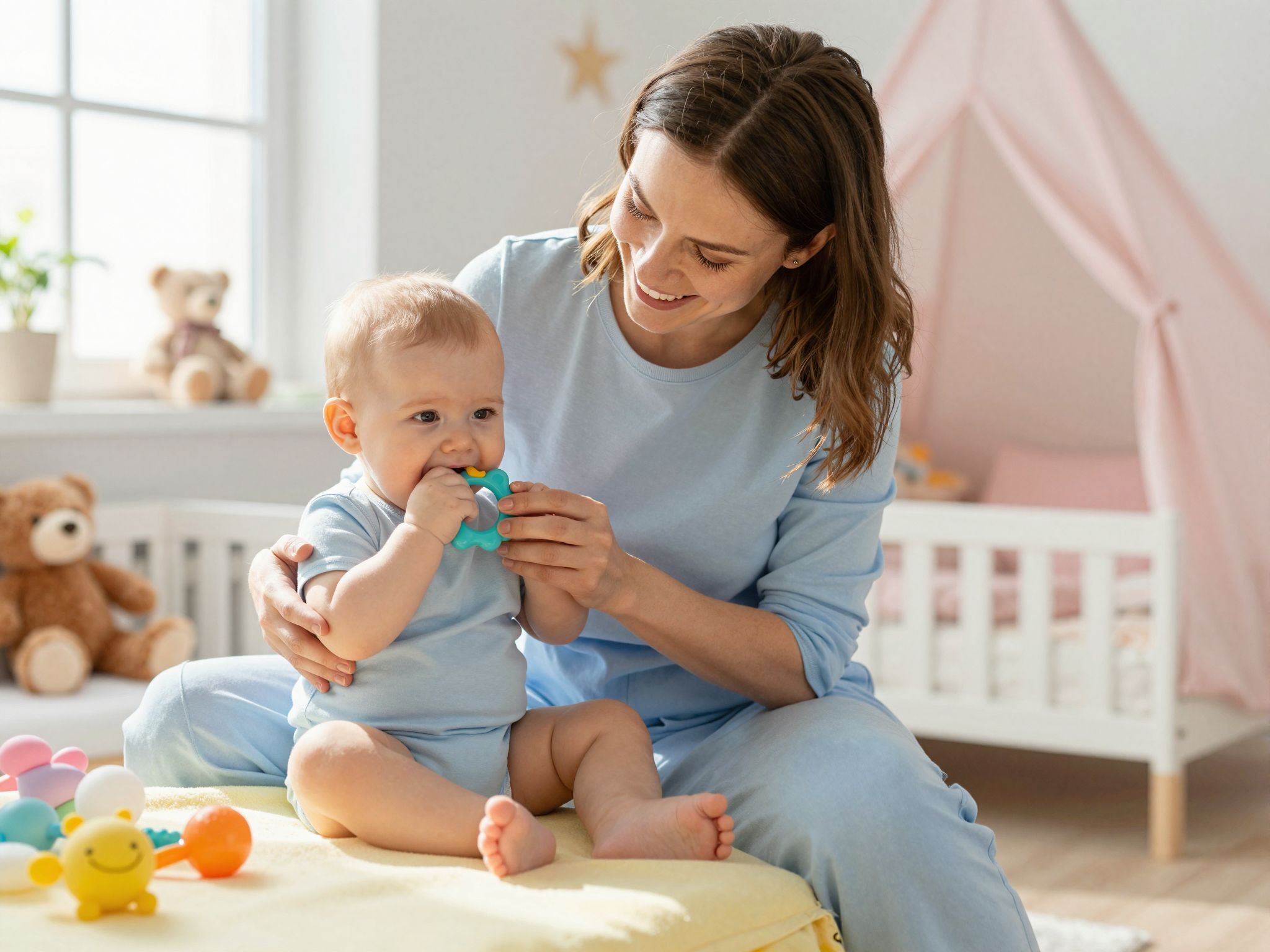 A hűvös rágók segíthetnek a fogzási fájdalmon.