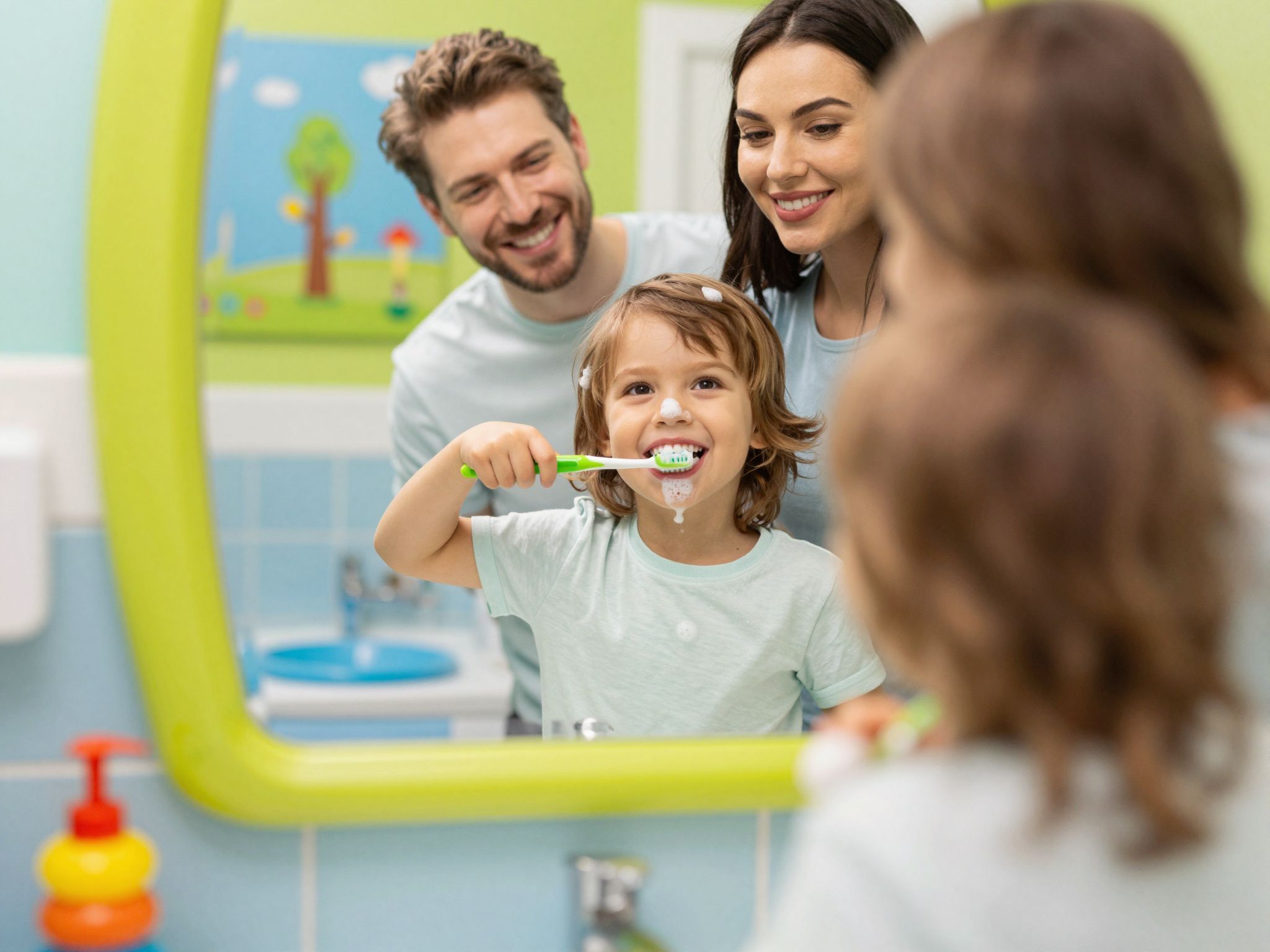 A gyerekek játék közben könnyebben megtanulják a fogmosást.