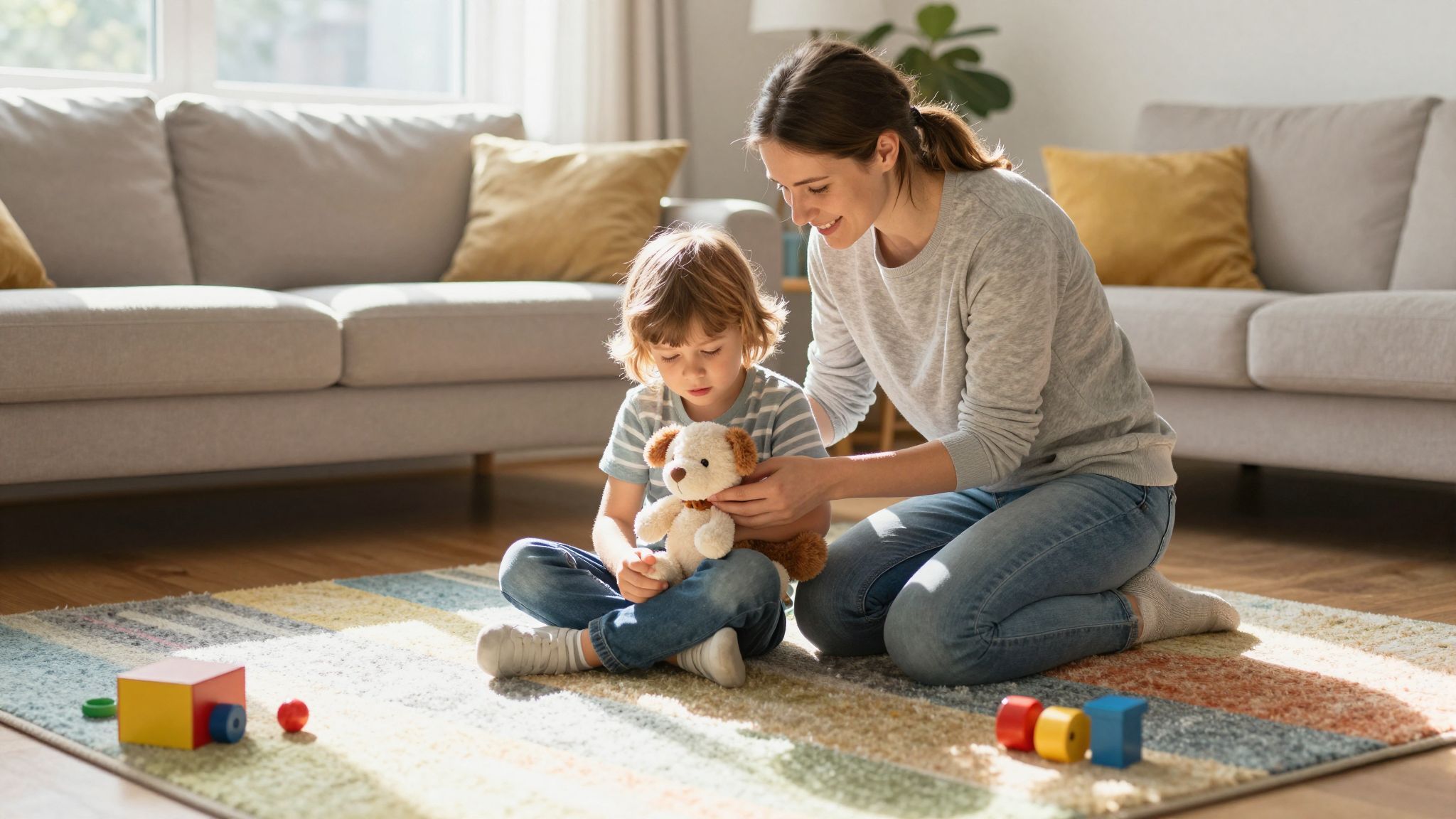 A hazaérkezés utáni feszültség gyakori a gyermekeknél.