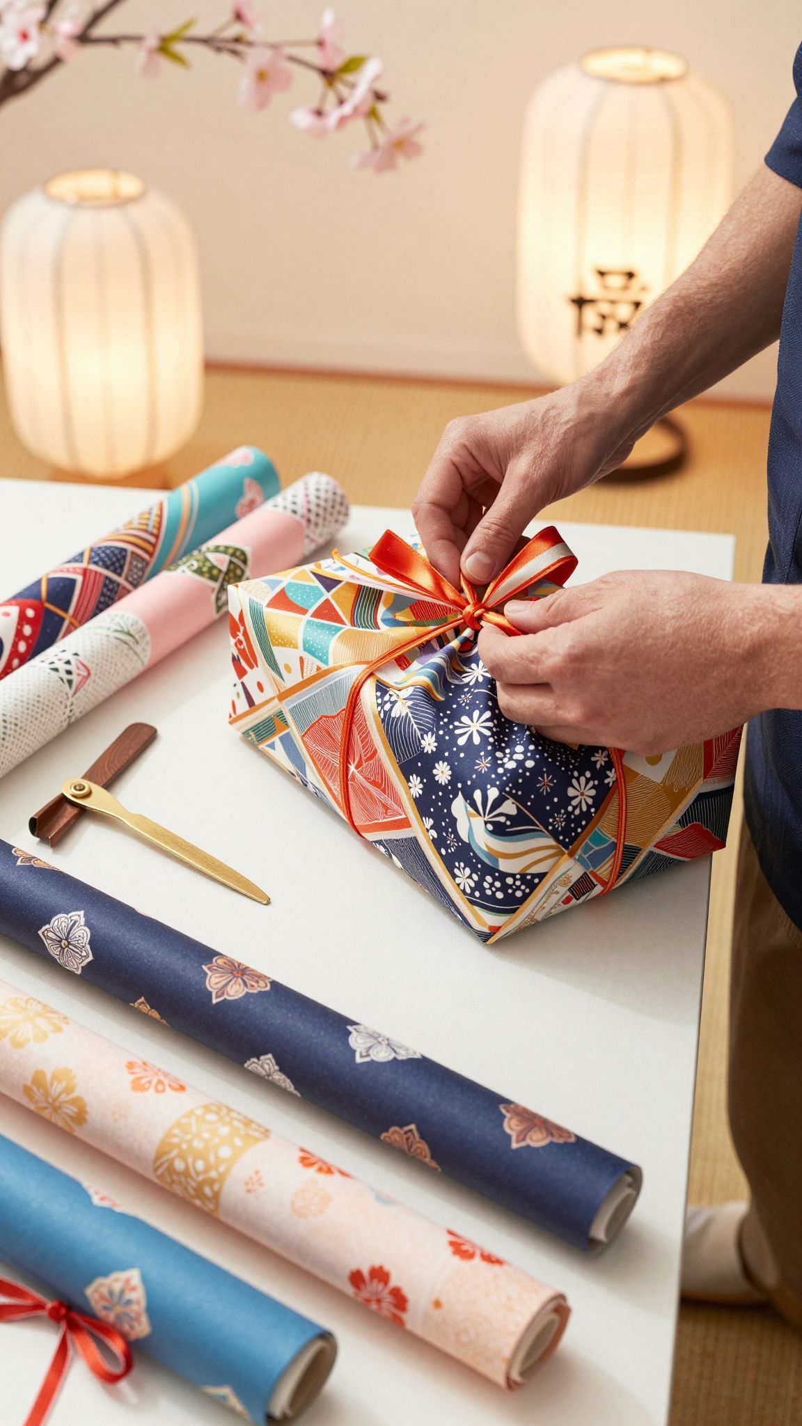 A japán ajándékcsomagolás a szépség művészete és tisztelete.