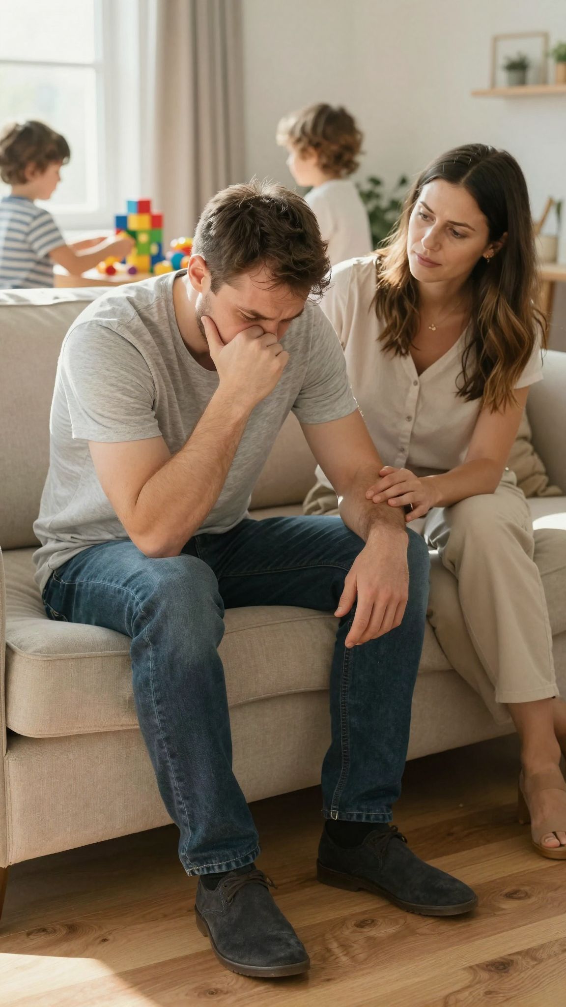 Az apa depressziója hosszú távon befolyásolja a családot.