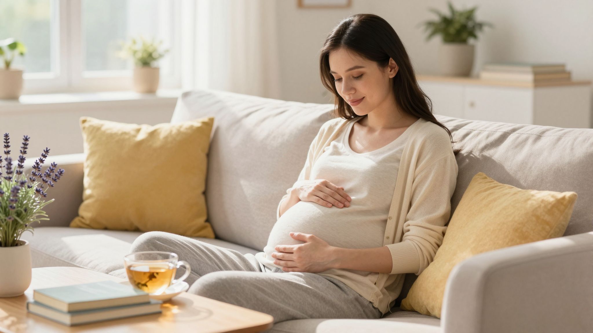 A harmadik trimeszterben figyelni kell a hasi fájdalmakra.