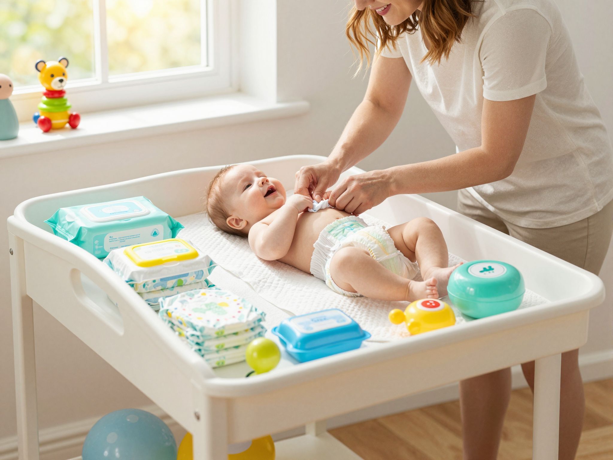 A pelenkázóasztal higiéniai tisztán tartása elengedhetetlen!
