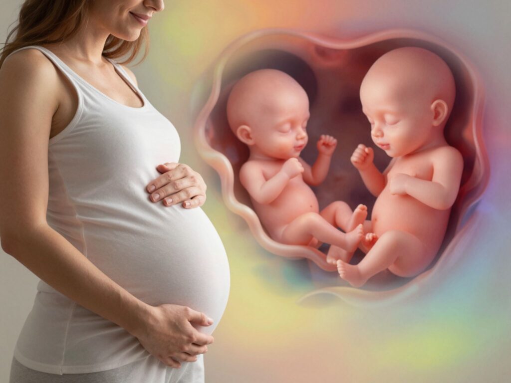 Hogyan férnek el az ikrek a pocakban? A magzati pozíciók hatása a szülés módjára