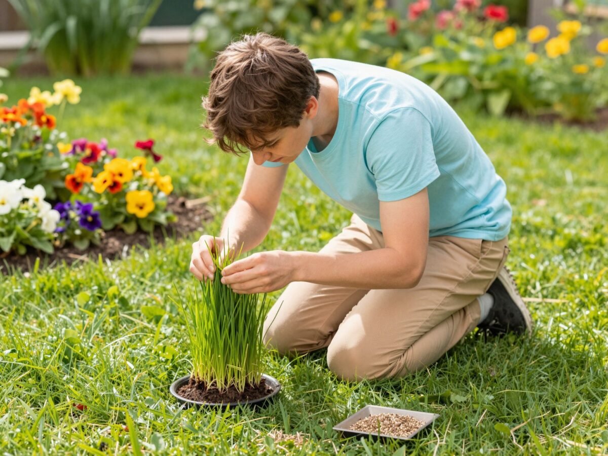 Hogyan nevelj saját fűfejet? Lépésről lépésre útmutató harisnyából és fűmagból