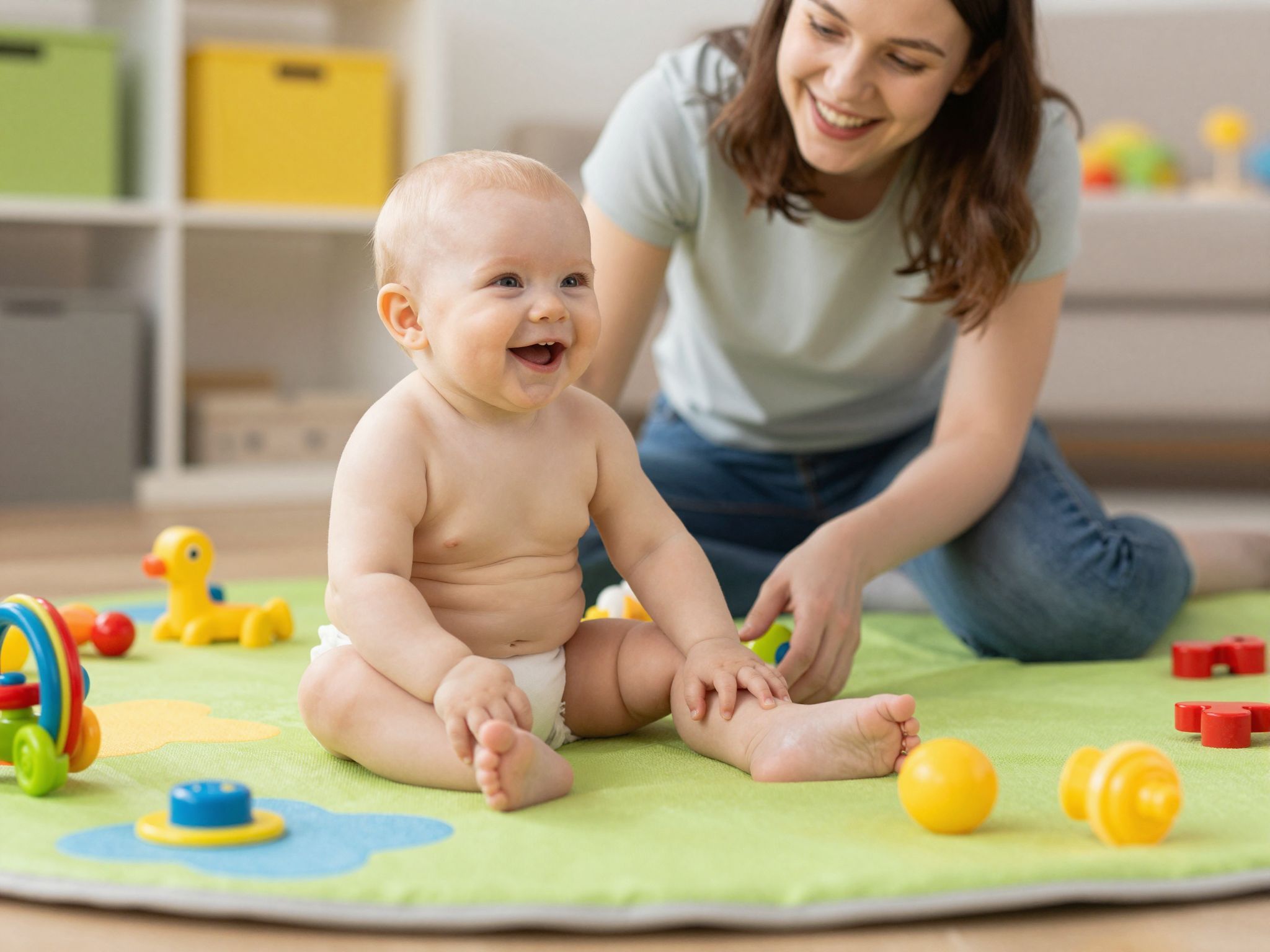 A sírás a baba elsődleges kommunikációs formája.