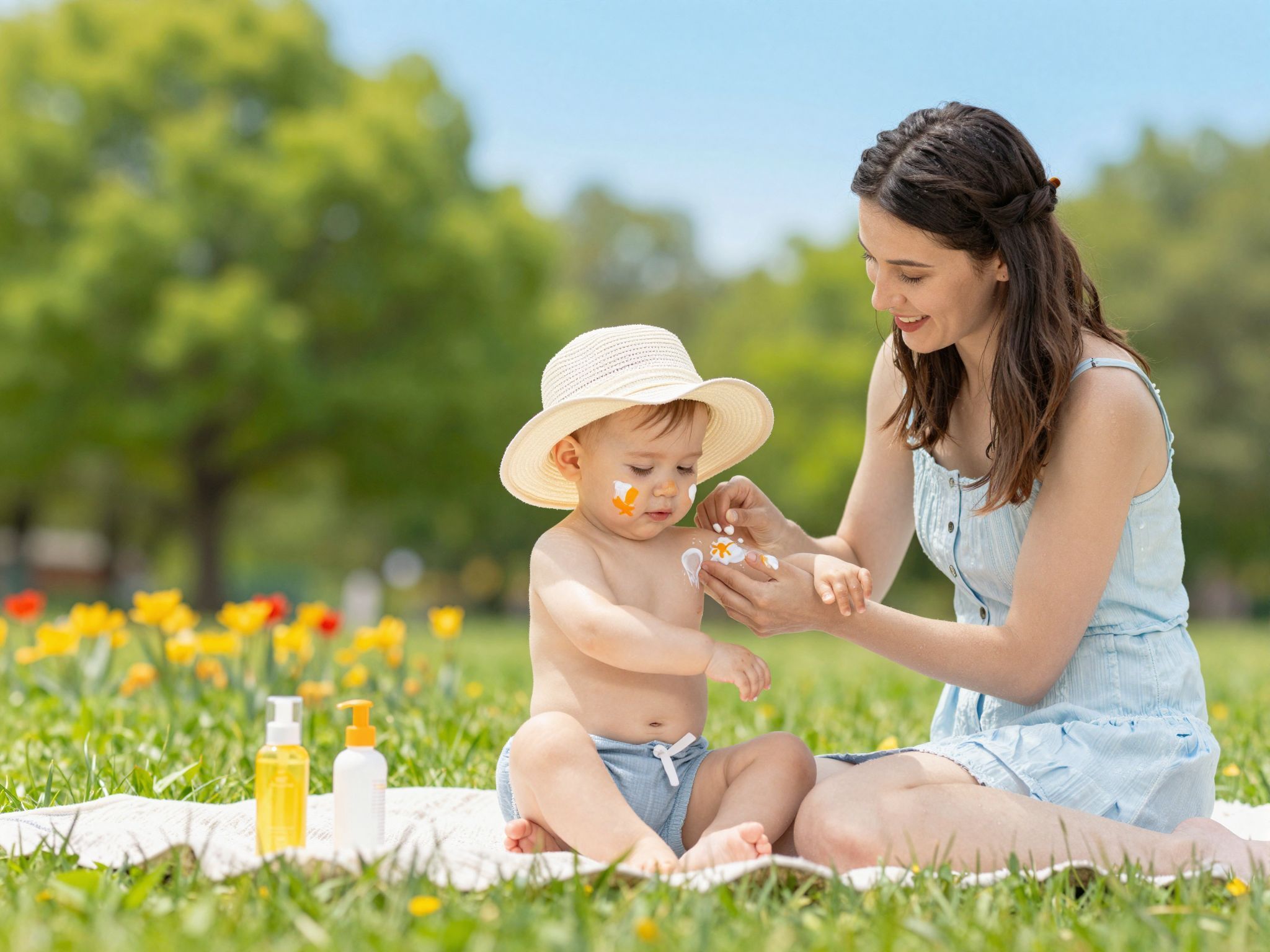 Használj szellős, világos ruházatot a baba védelmére!