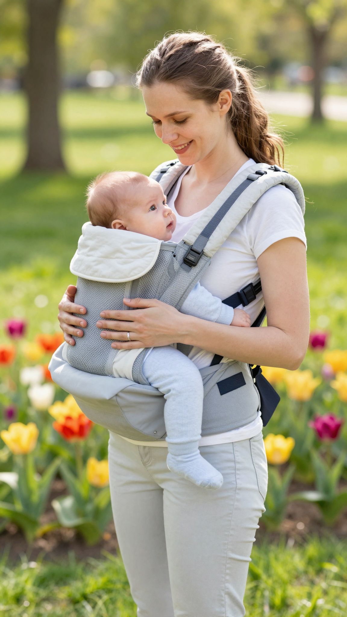 Az újszülöttek helyes hordozása elengedhetetlen a fejlődésükhöz.