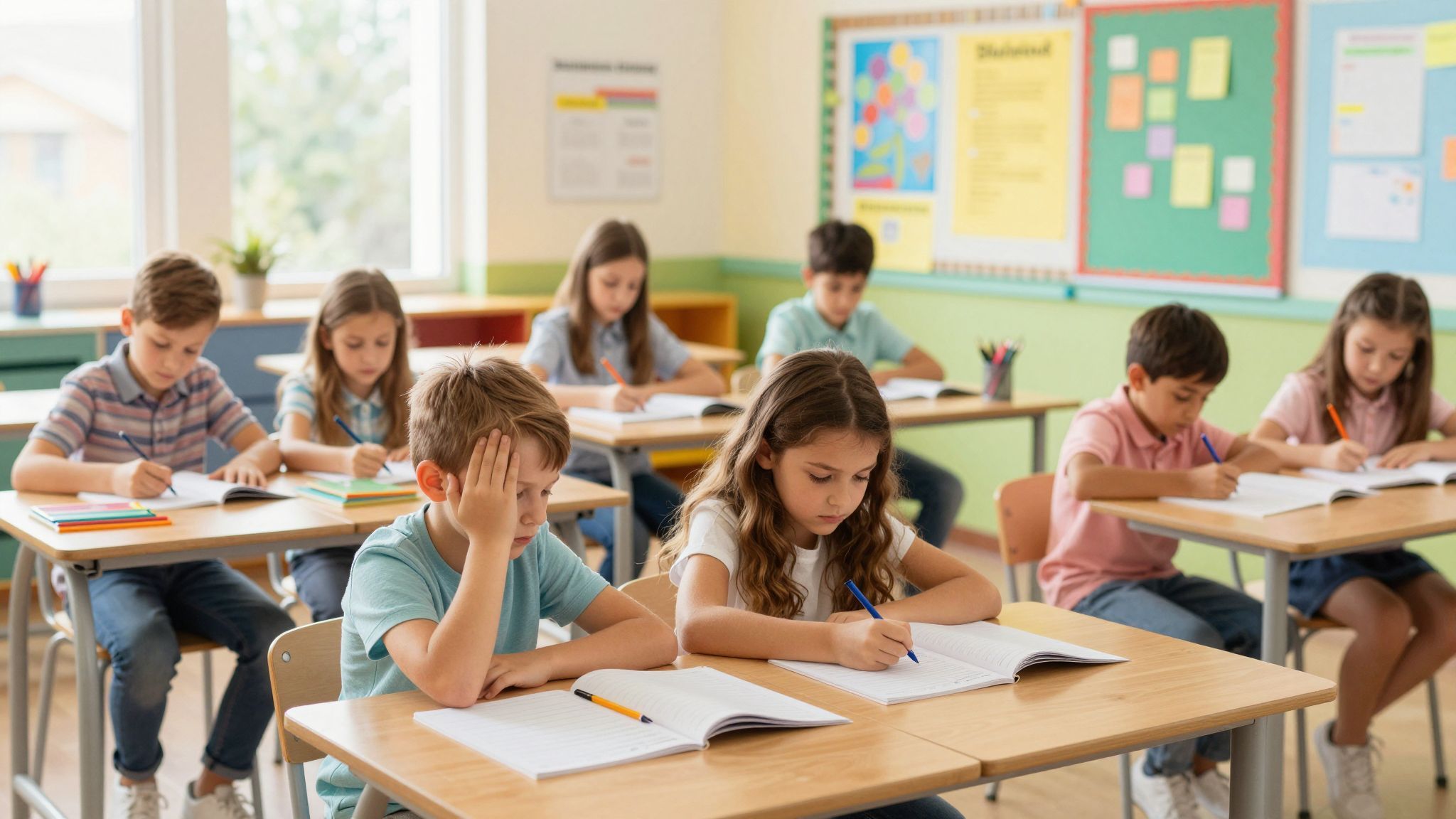 A teljesítmény nyomása stresszt és szorongást okozhat a diákoknak.