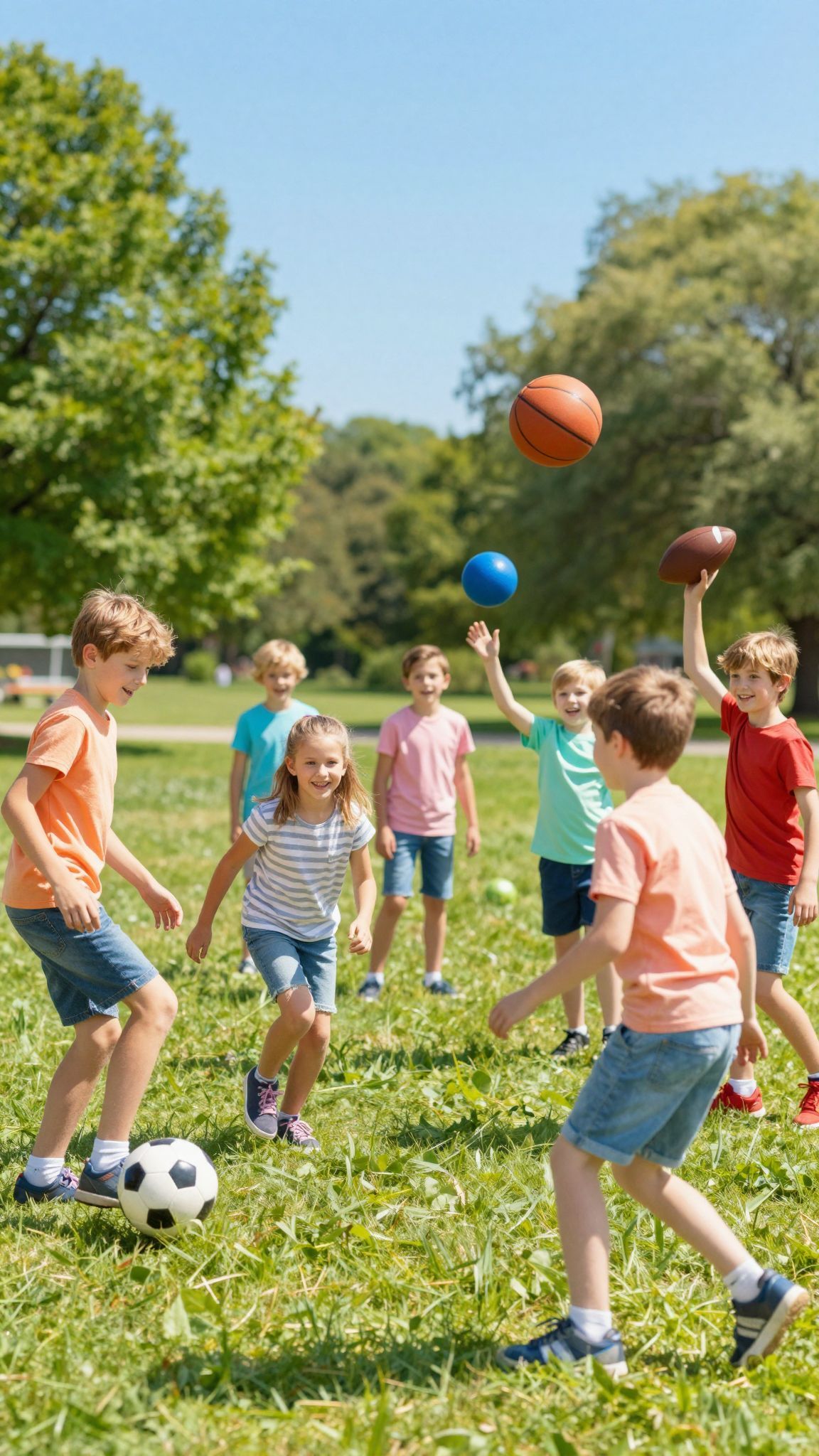 A labdajátékok fejlesztik a gyermekek koordinációs készségeit.