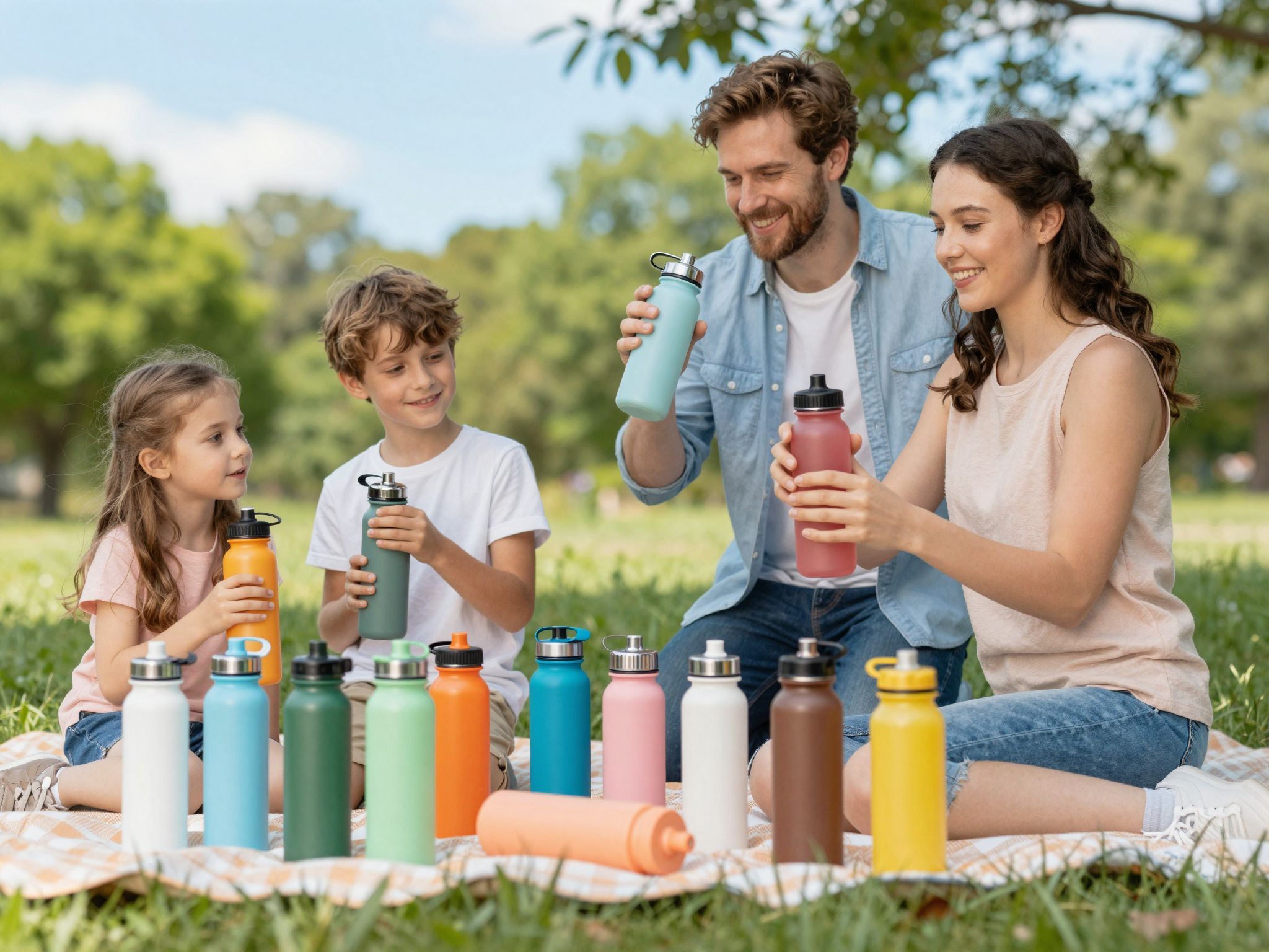 A környezetbarát kulacsok csökkentik a műanyag hulladékot.