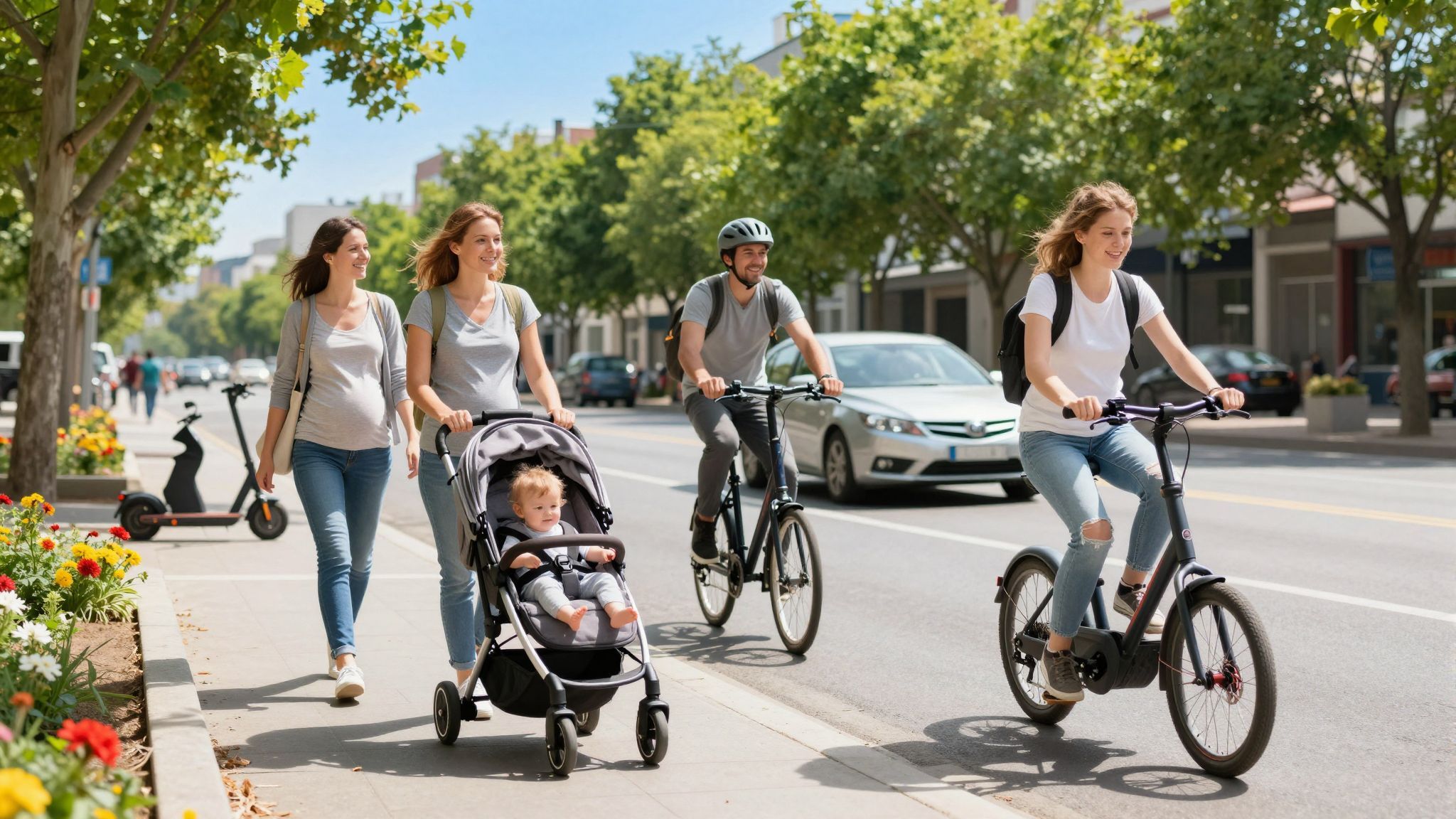 Használj alternatív közlekedési módokat a tisztább levegőért.
