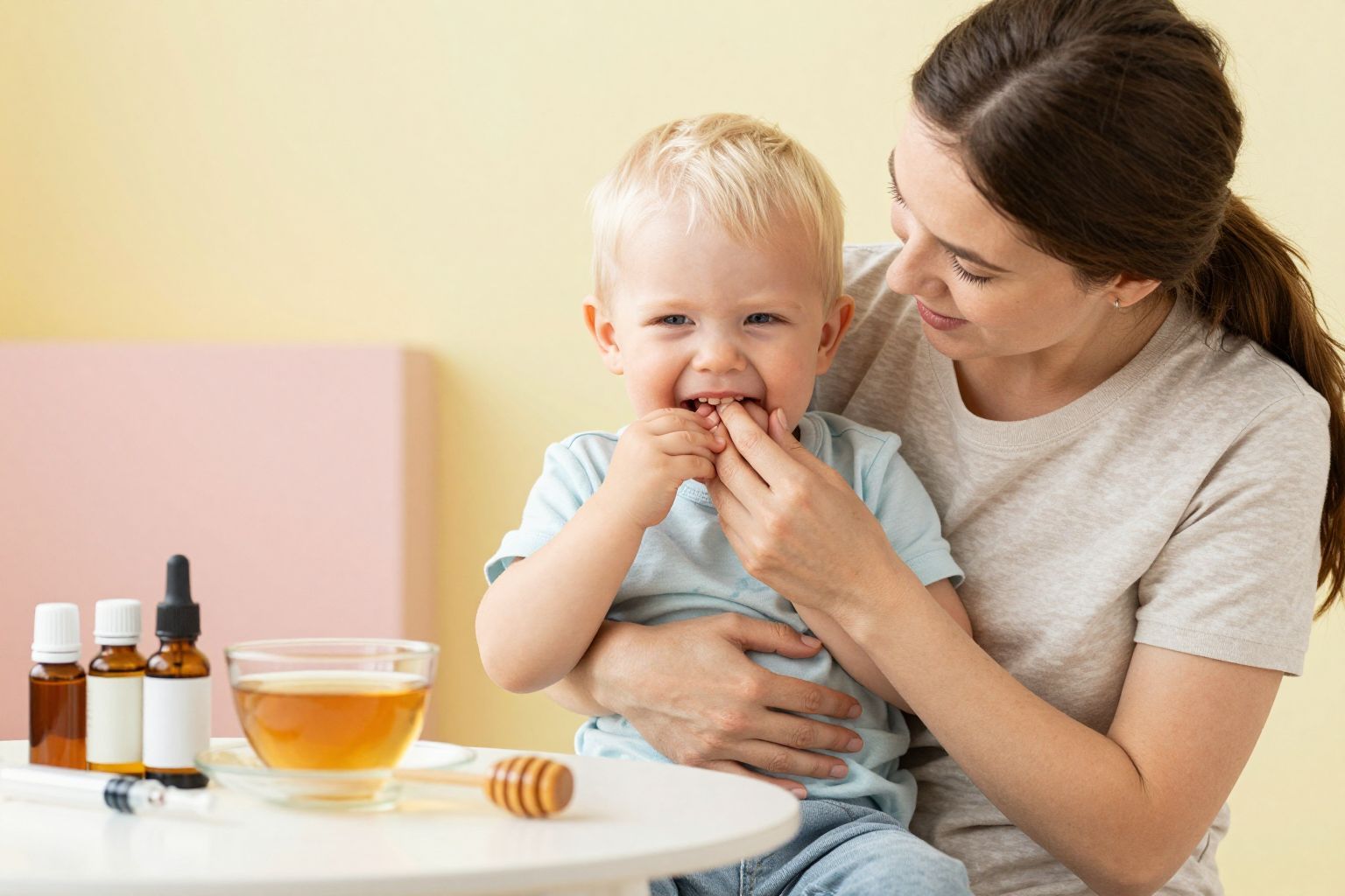 A fogzás lázcsillapítást igényelhet, ha erős.