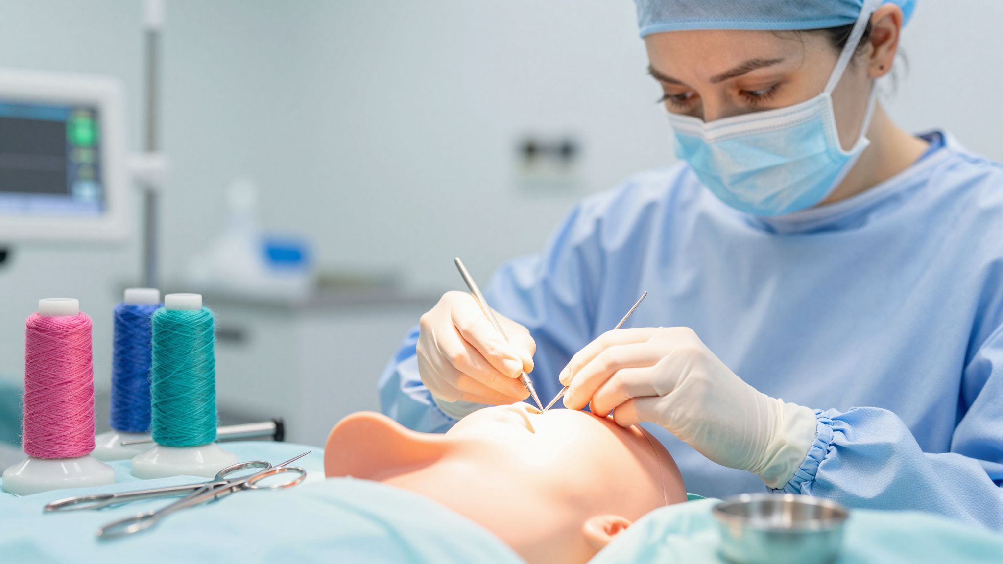 McDonald és Shirodkar technikái a méhszáj-összevarráshoz elengedhetetlenek.