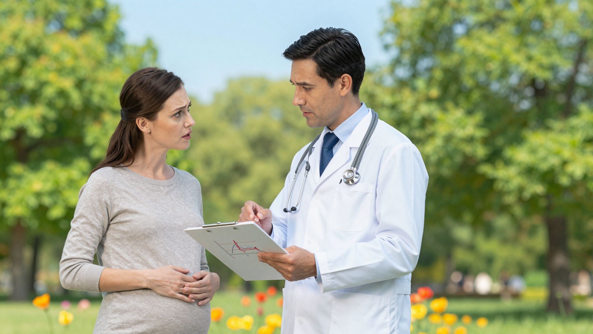 Terhességi cukorbetegség esetén fokozott a trombózis kockázata.