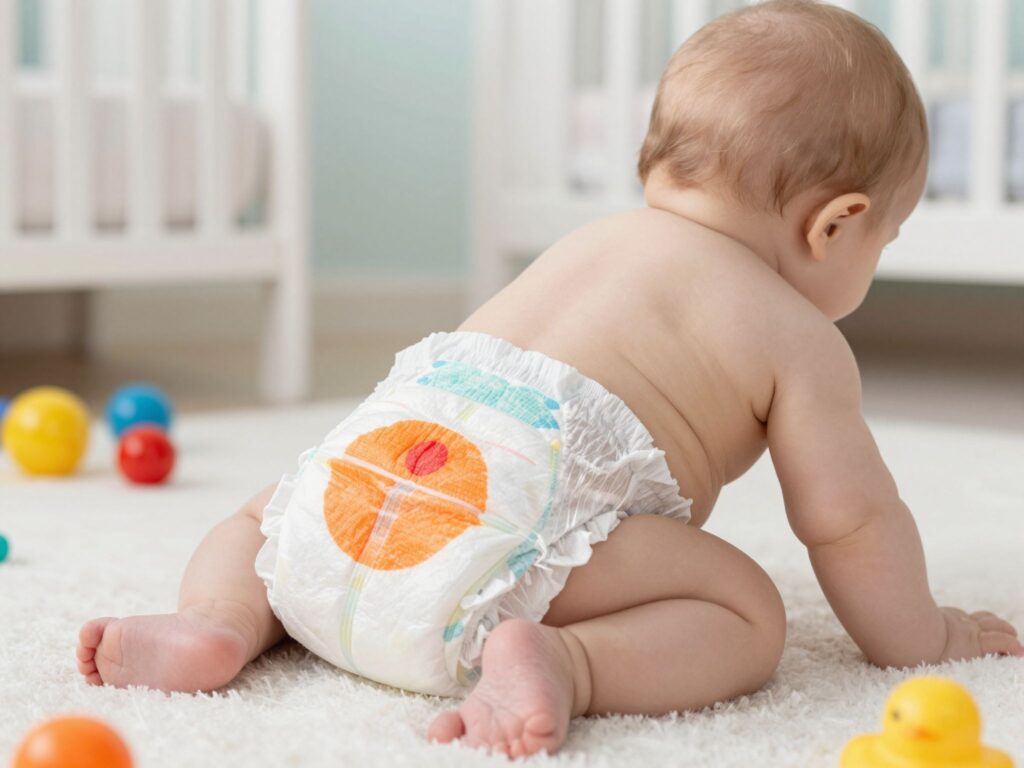 Narancssárga vagy vörös folt a pelenkában: az urátkristályok megjelenésének okai