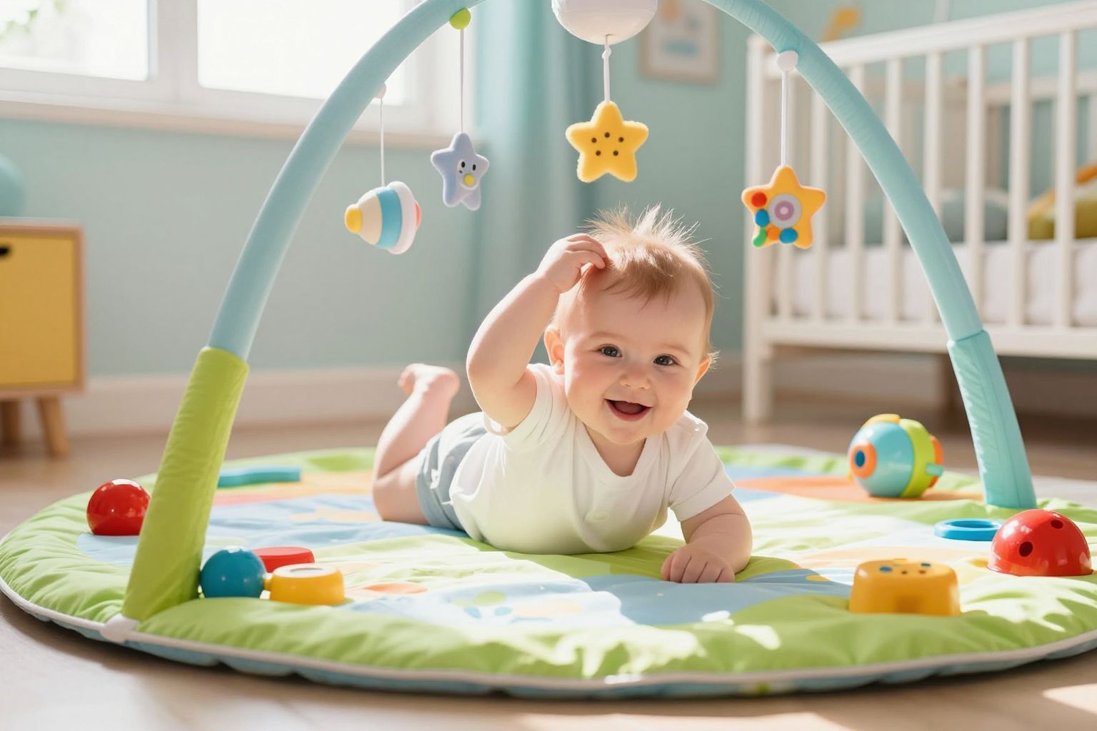 A hajhúzás csecsemőknél fejlődési jel és megnyugtató mechanizmus.