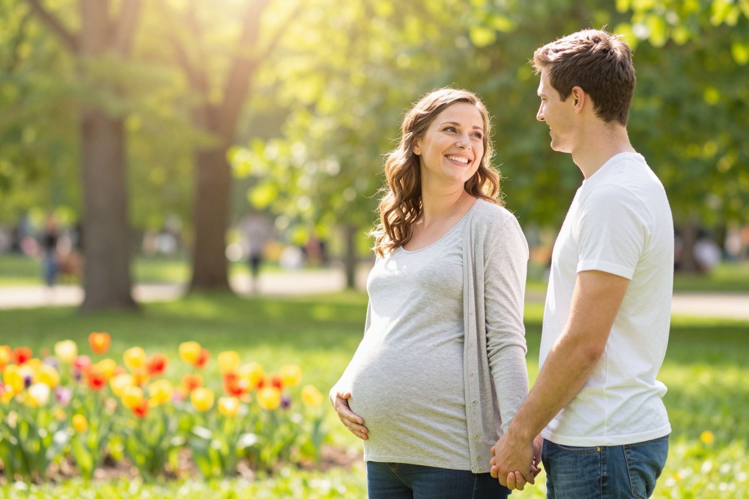 A partner támogatása kulcsfontosságú a terhesség alatt.