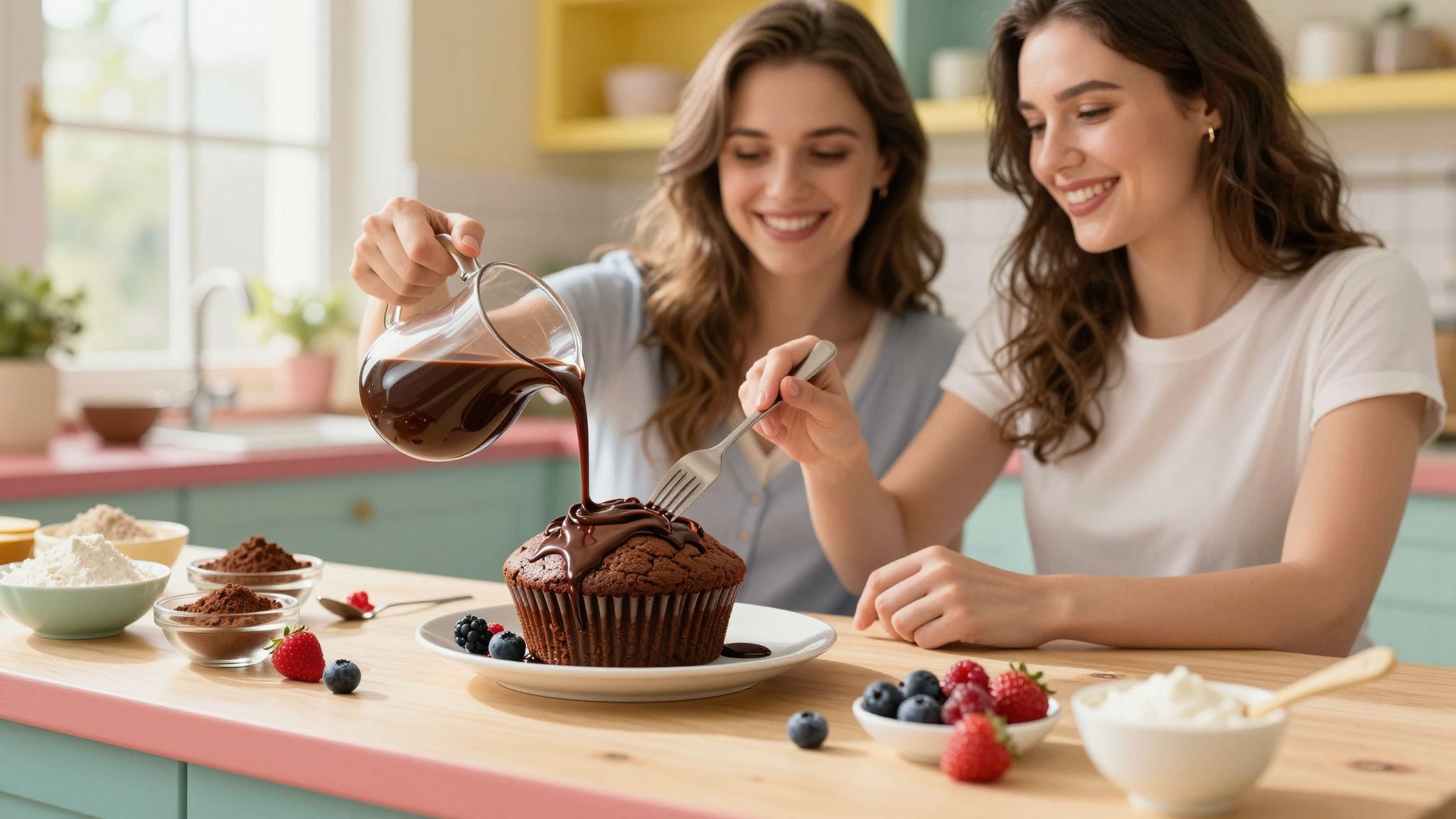 A bögrés süti gyors, egyszerű és ízletes desszert.