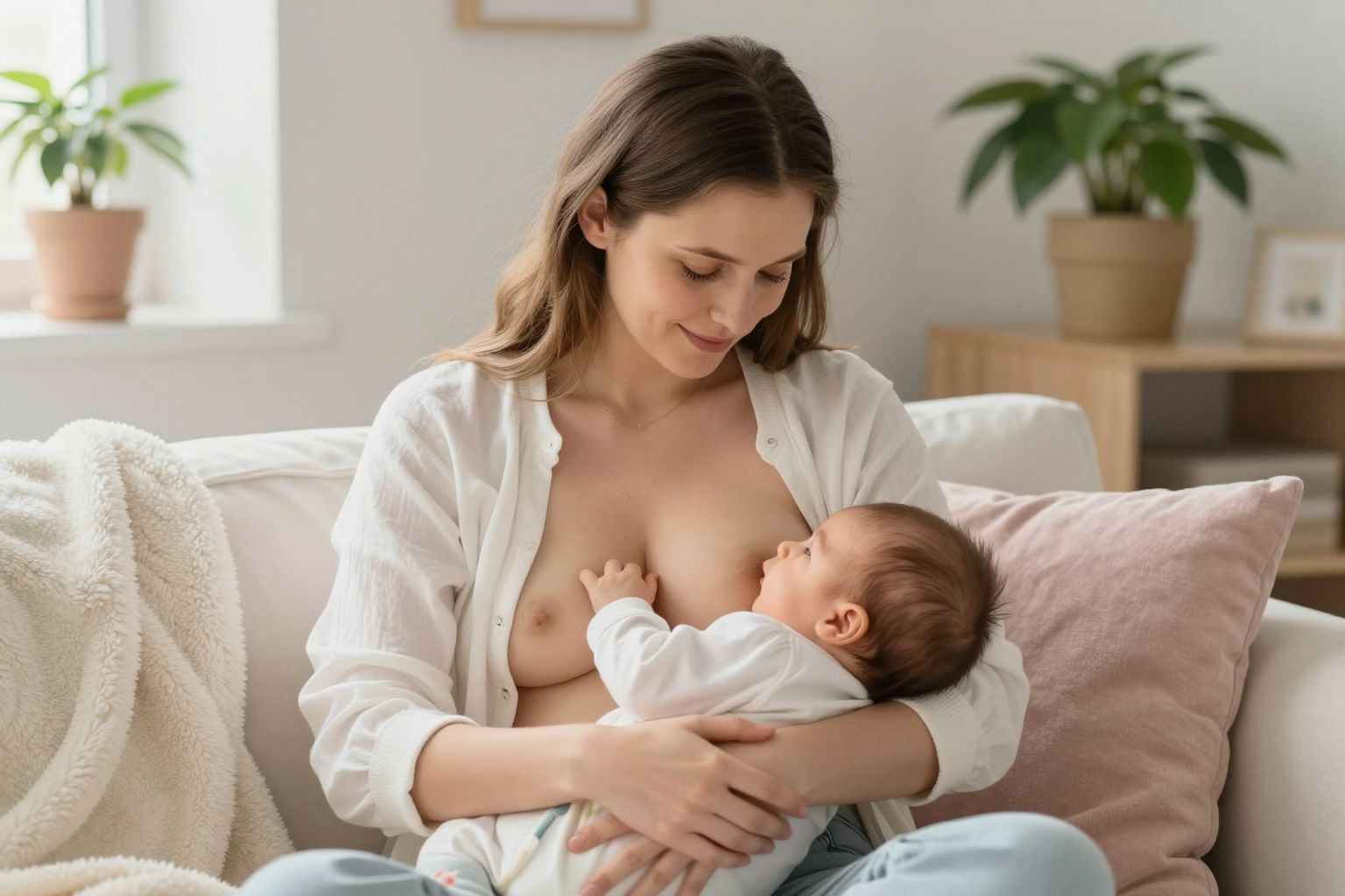 A szoptatás nem mindig könnyű, de megéri a türelmet.