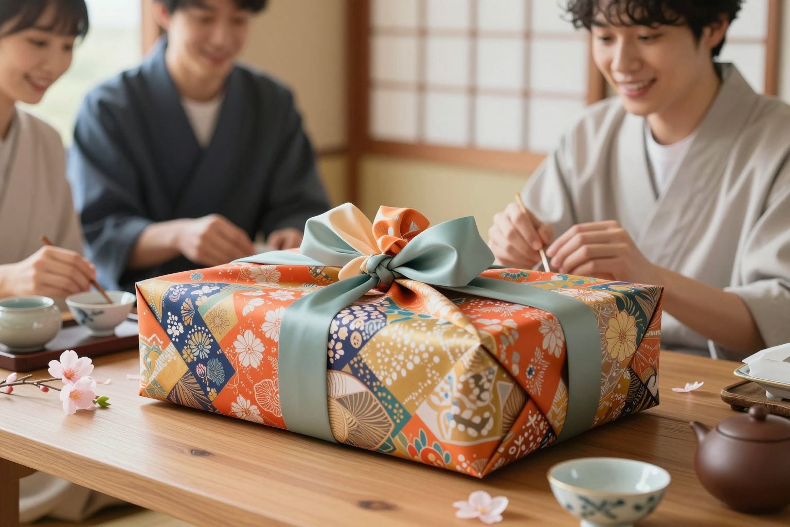 A japán ajándékcsomagolás művészete a részletekben rejlik.