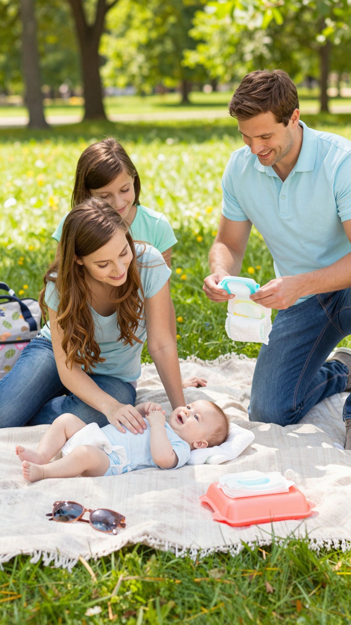 Mindig legyen nálad pelenkázó alátét és nedves törlőkendő!