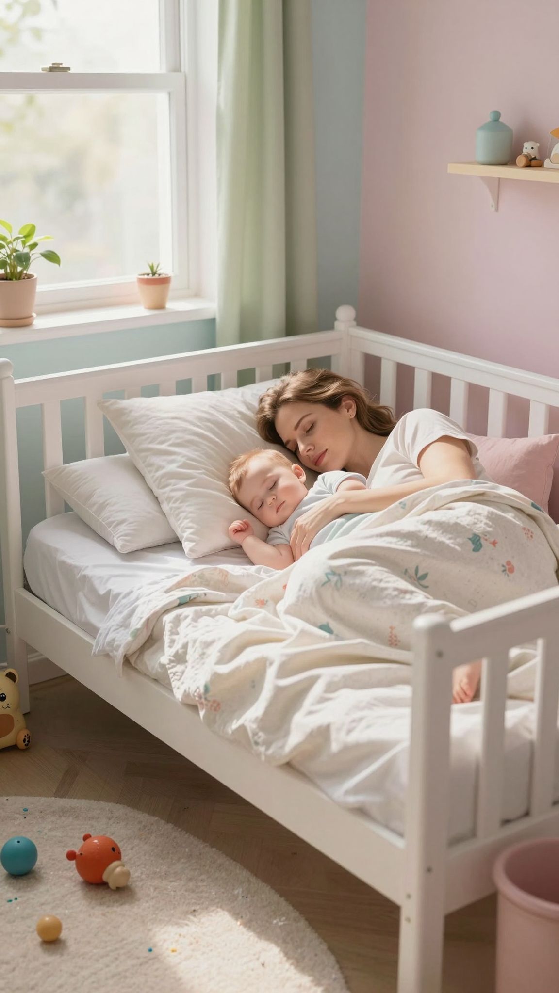 A közös alvás erősíti a mama-baba kapcsolatot.