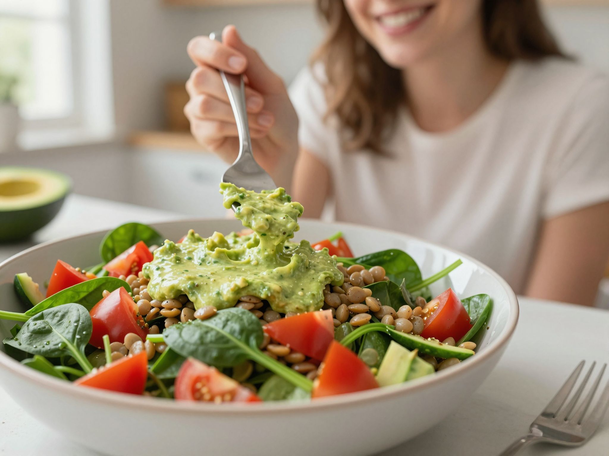 A lencse saláta gazdag rostban és fehérjében.