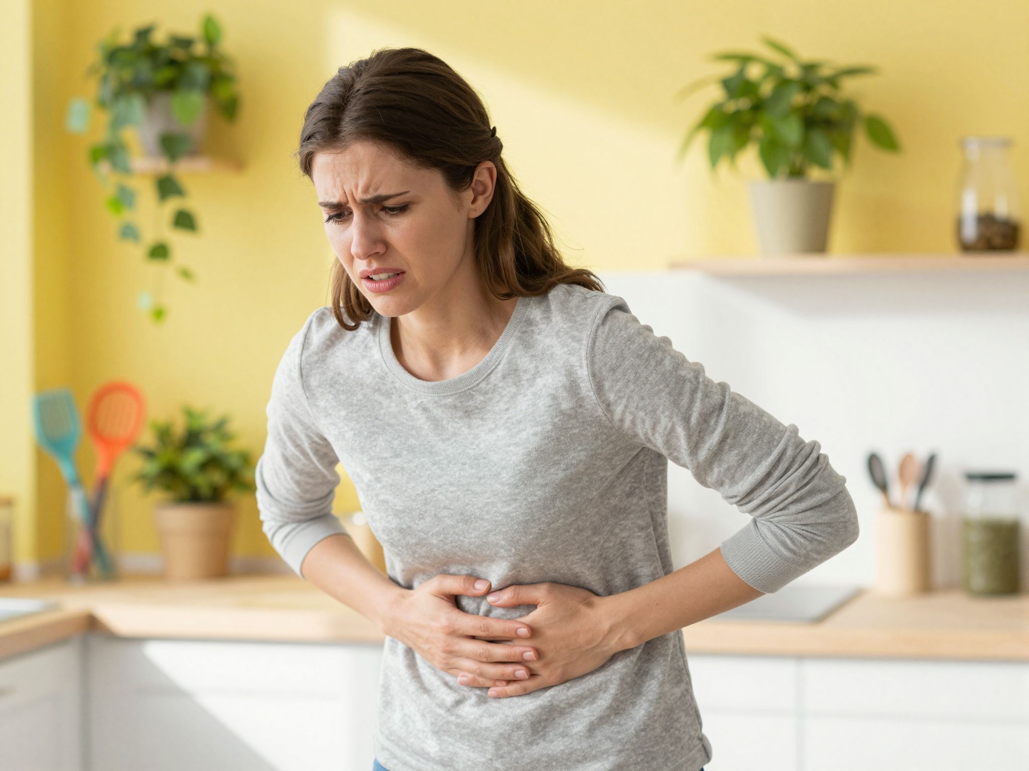Hirtelen hasi fájdalom terhesség alatt súlyos problémát jelezhet.