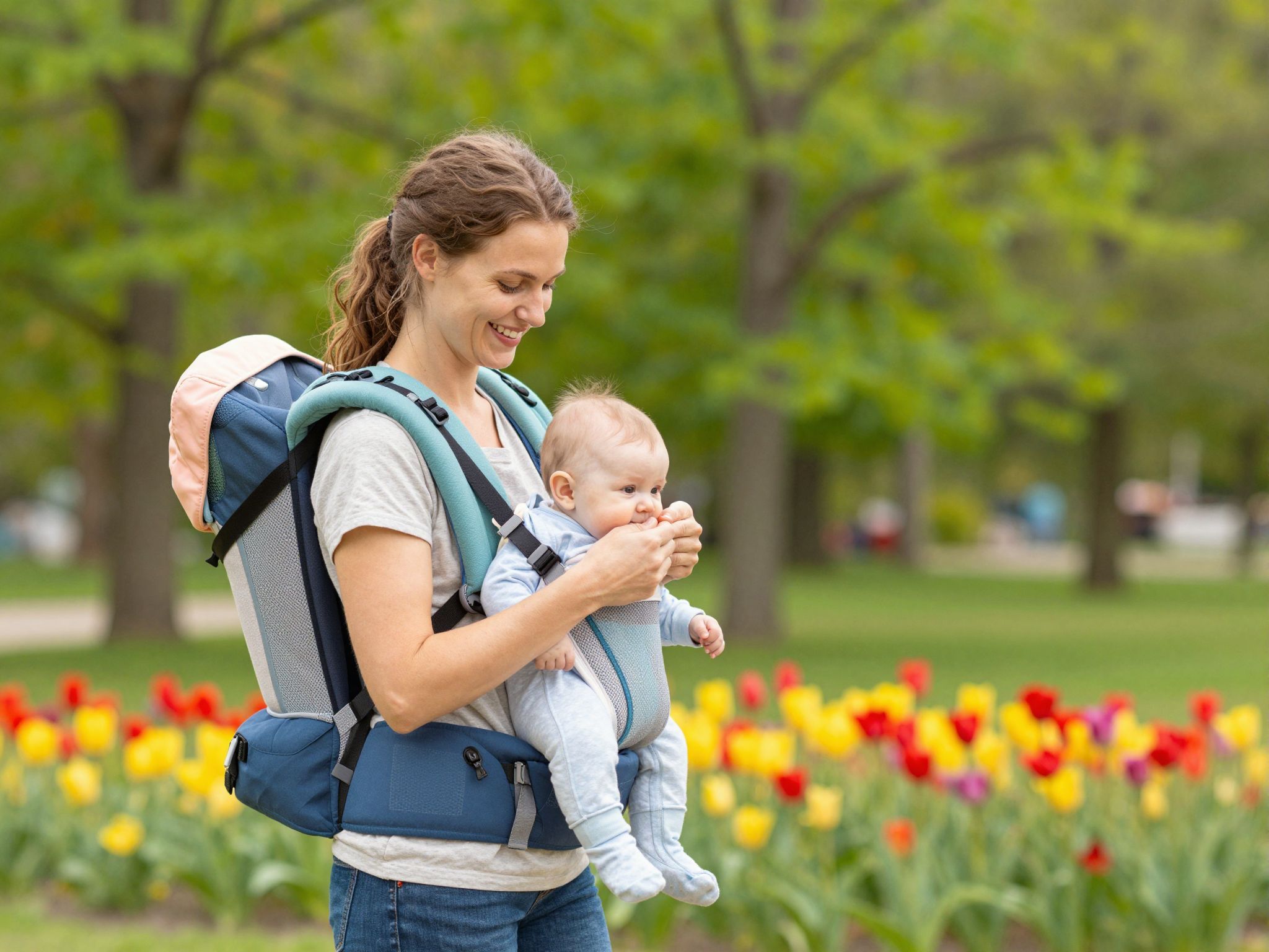 A hordozás erősíti a szülő-gyermek kötődést.
