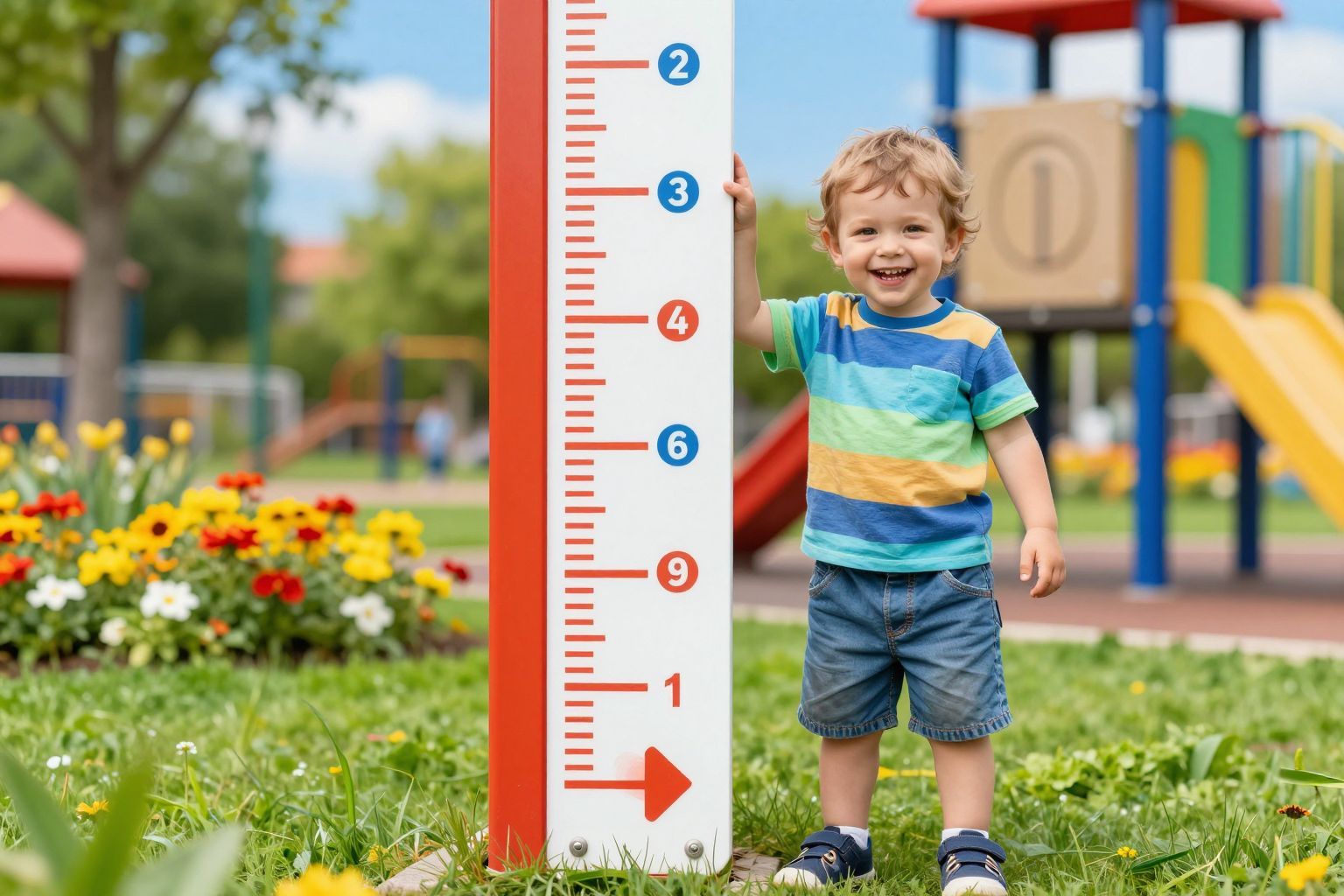 A 2 éves fiúk átlagosan 86 cm magasak.