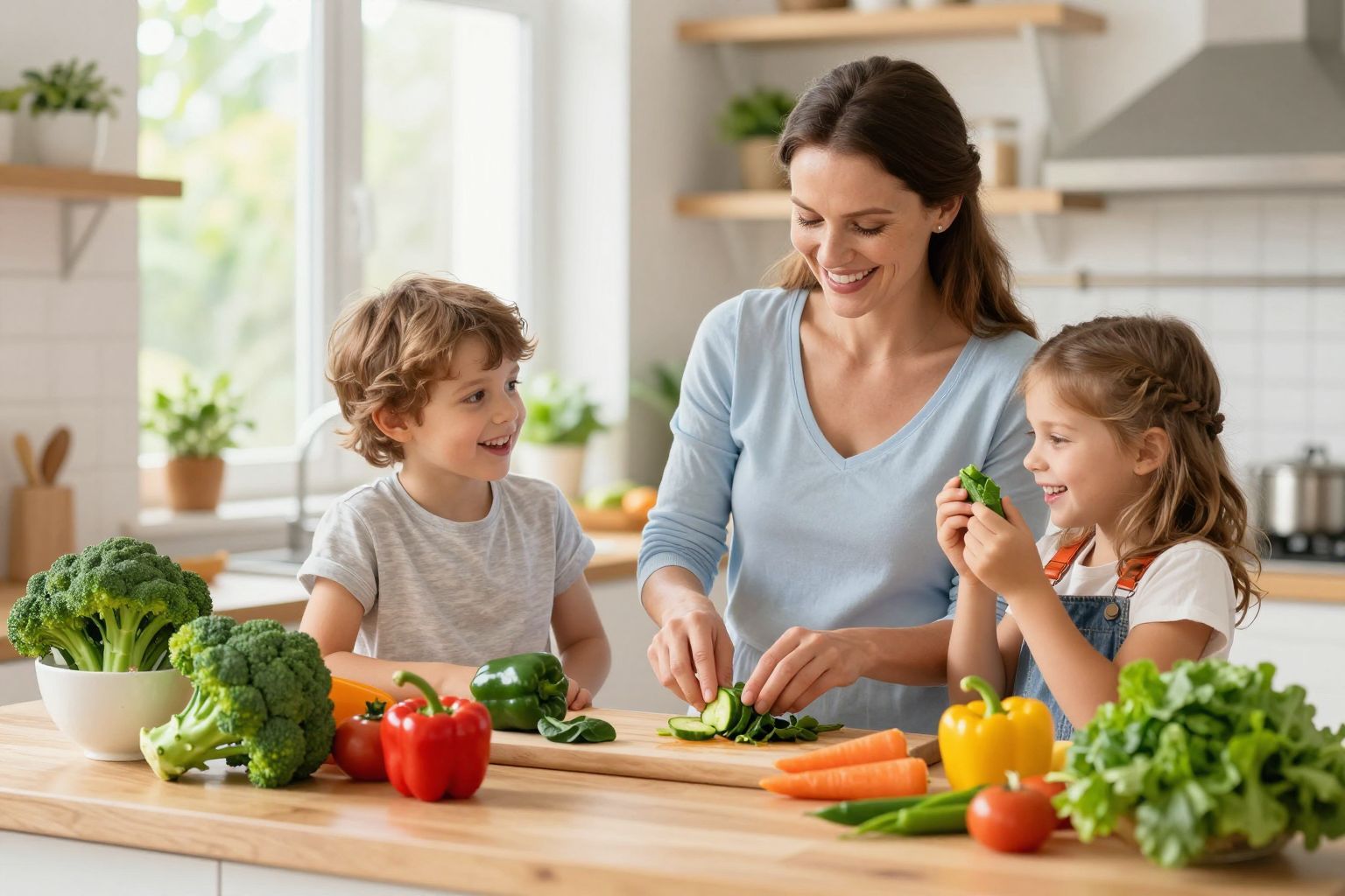 A türelem növeli a zöldségkedvelést a gyerekeknél.