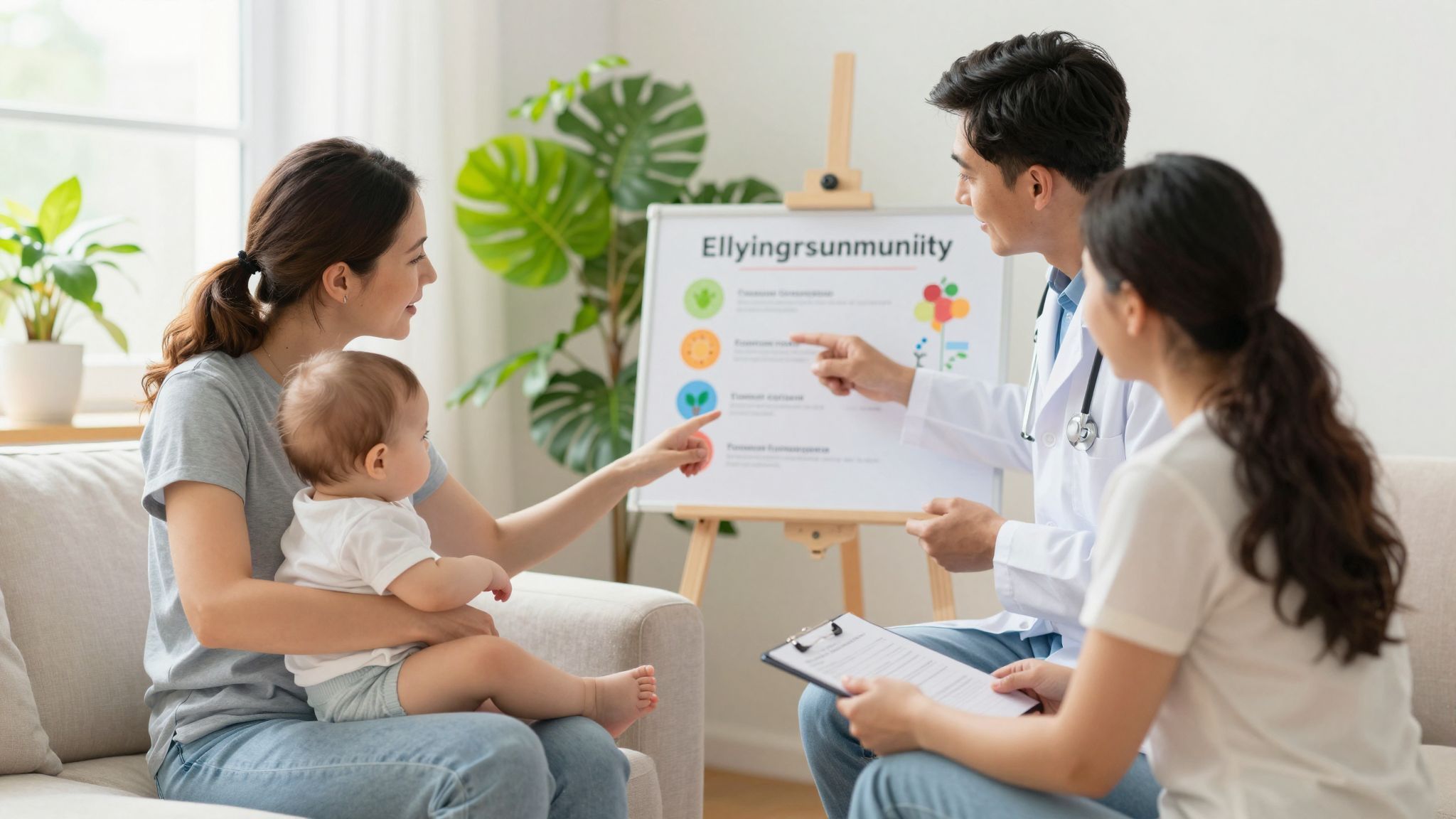 A császármetszés befolyásolja a baba mikrobiom fejlődését.