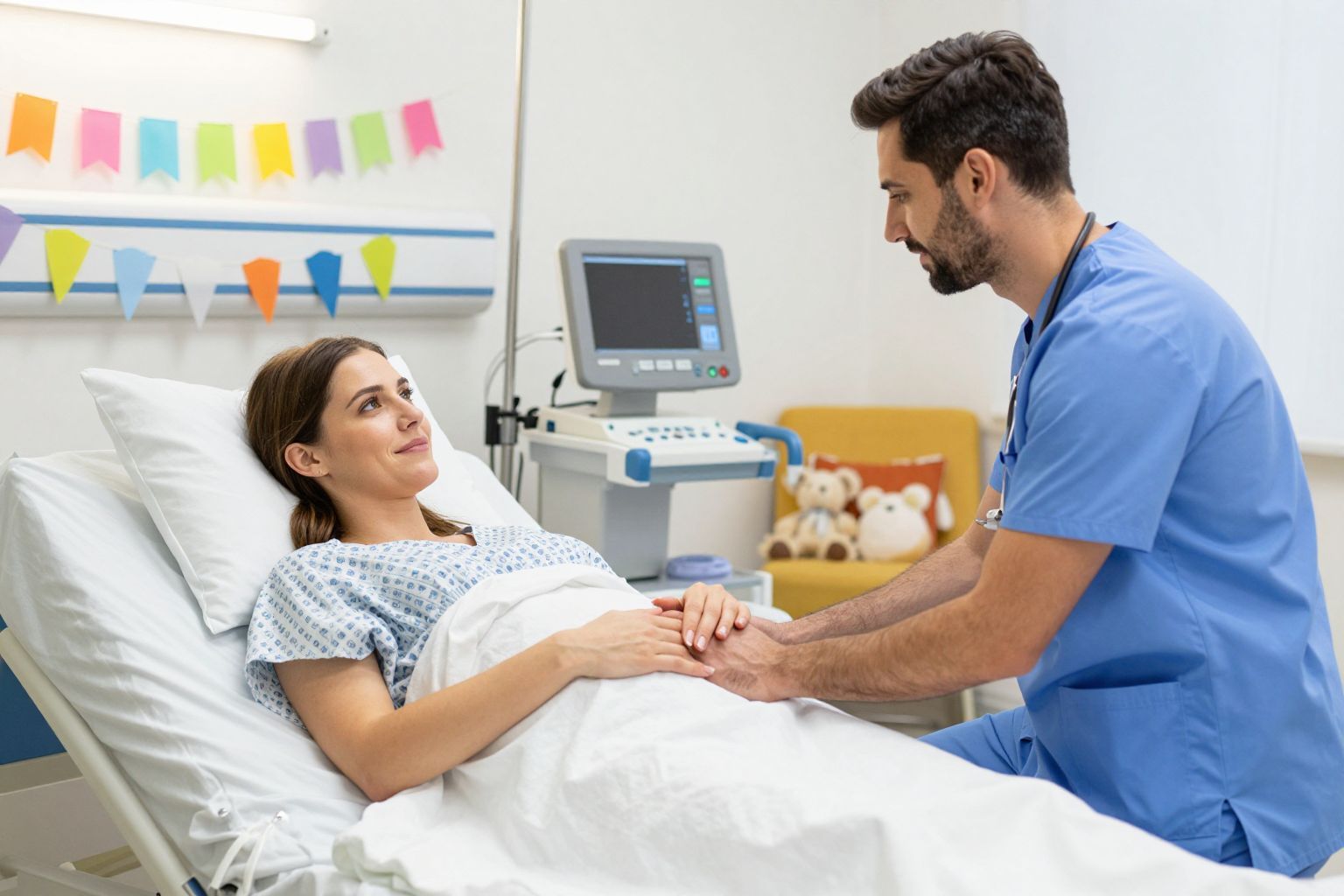 A szülőszobán az epidurális fájdalomcsillapítás segíthet a szülésben.