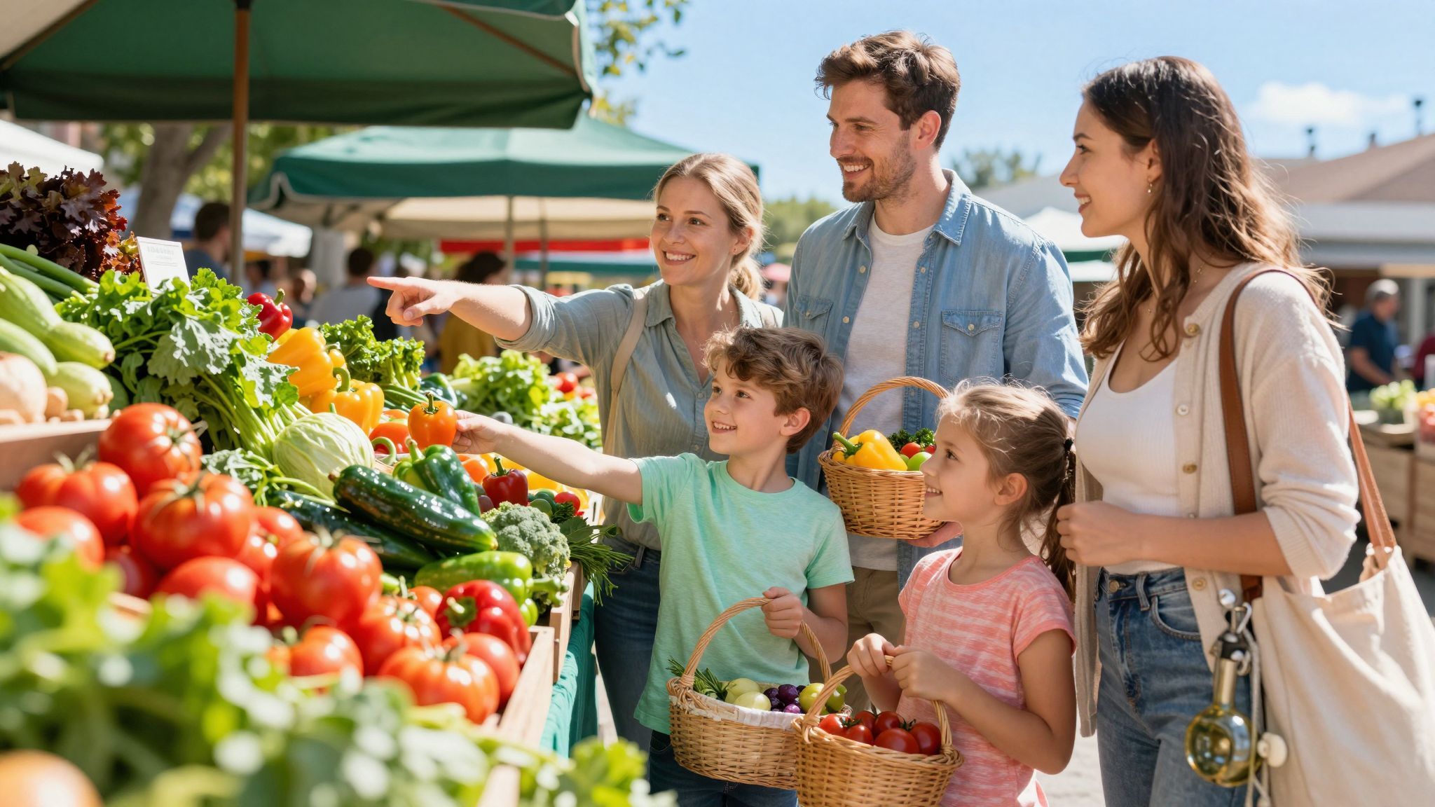 Friss zöldségekért érdemes helyi piacokat felkeresni!