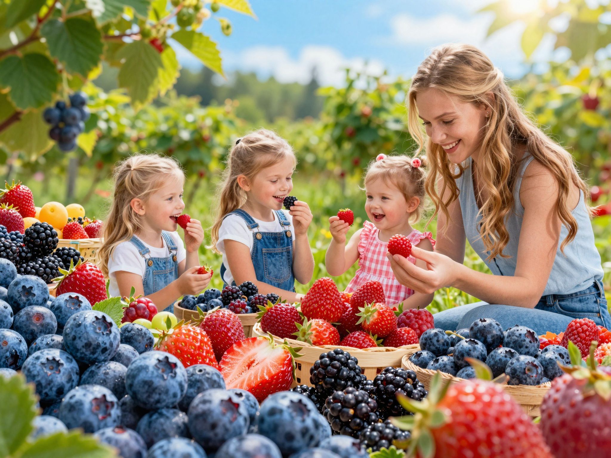 A bogyós gyümölcsök vitaminban gazdagok, erősítik az immunrendszert.