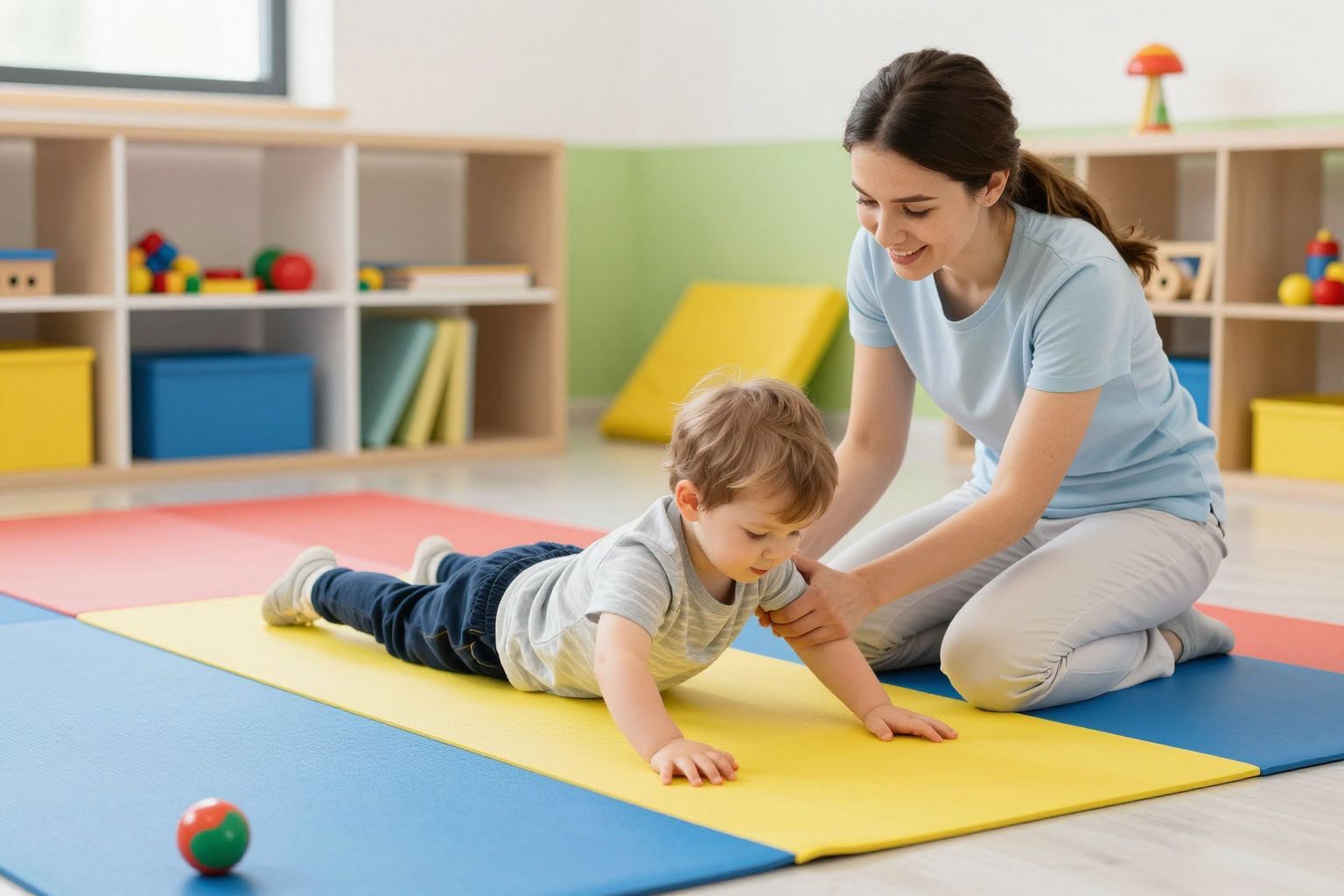 A Dévény-torna segíti a mozgásfejlődést hipotóniás gyermekeknél.